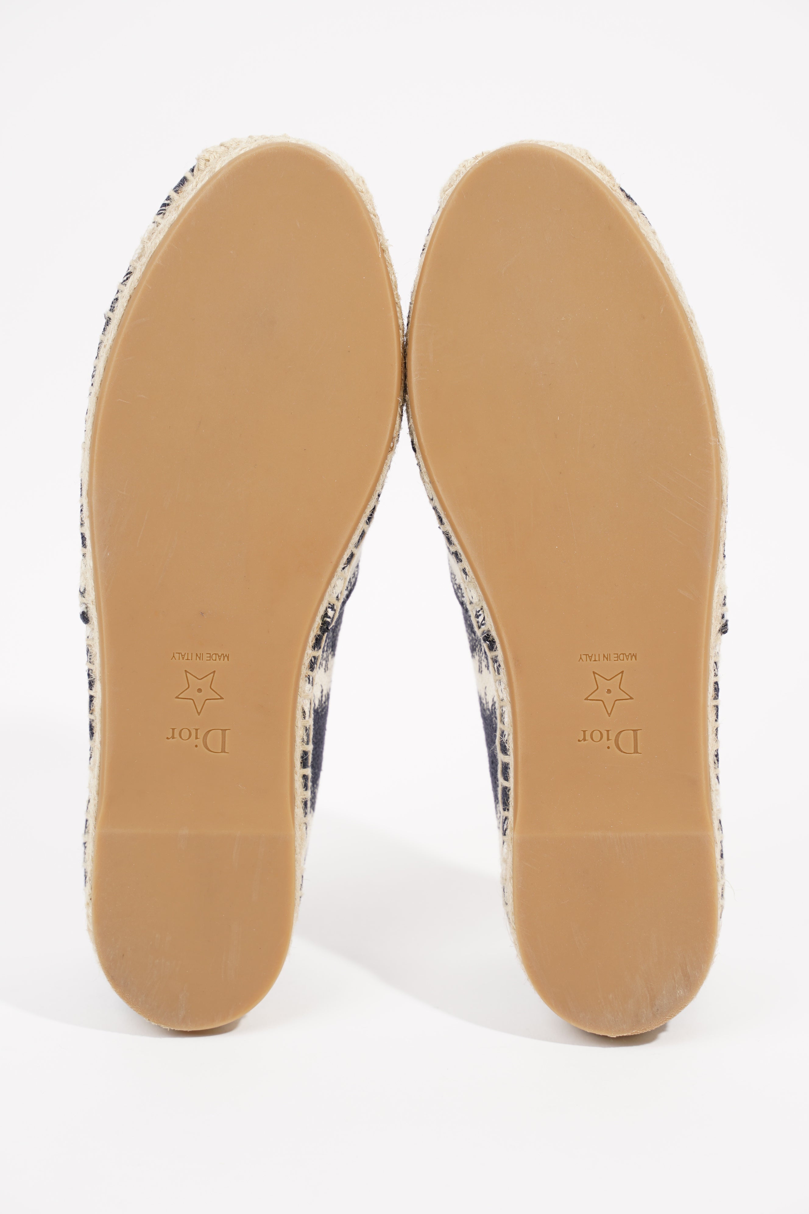 Christian Dior Womens Granville Espadrille Deep Blue EU 36 / UK 3