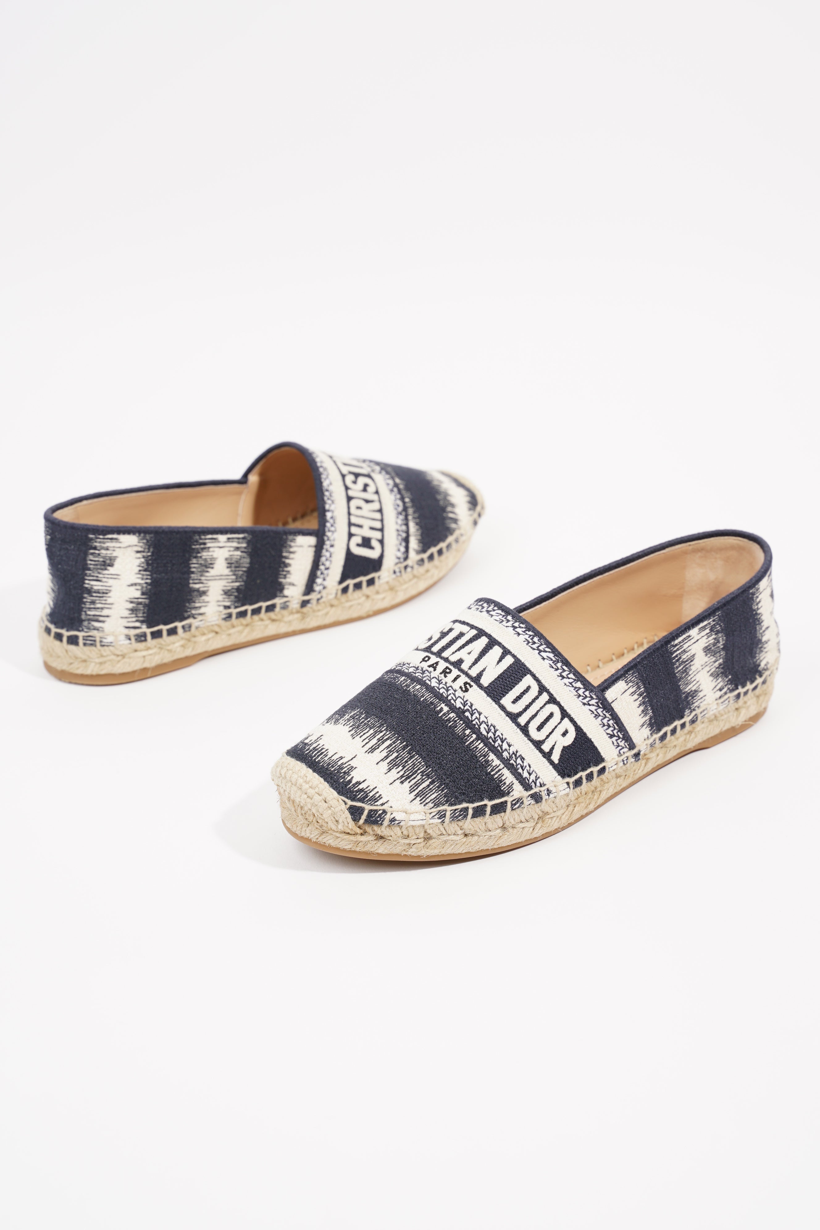 Christian Dior Womens Granville Espadrille Deep Blue EU 36 / UK 3