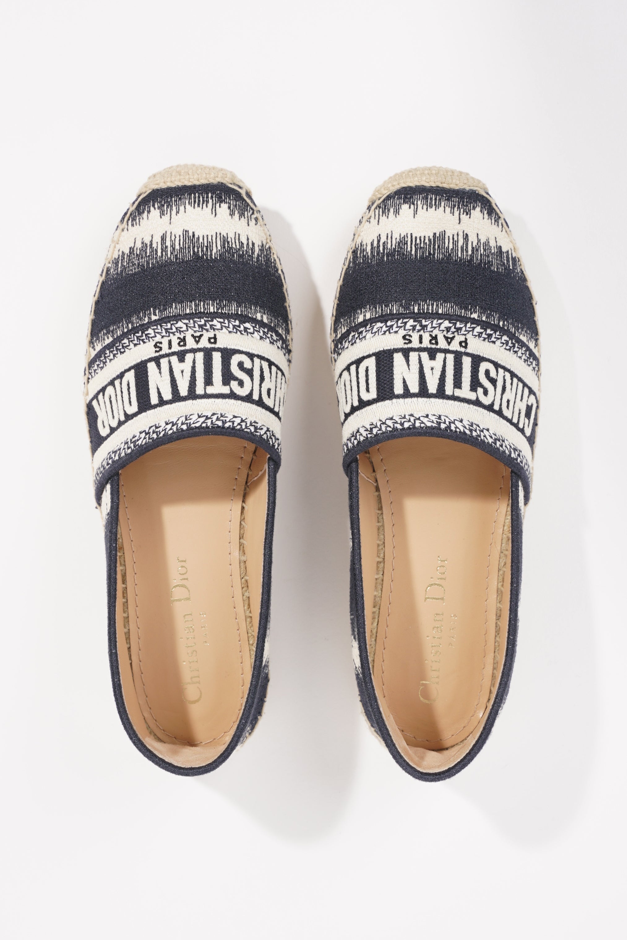 Christian Dior Womens Granville Espadrille Deep Blue EU 36 / UK 3
