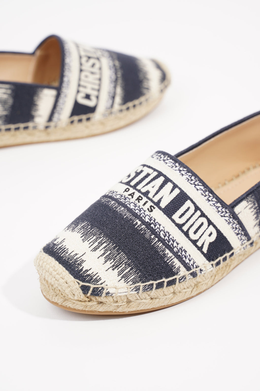 Christian Dior Womens Granville Espadrille Deep Blue EU 36 / UK 3