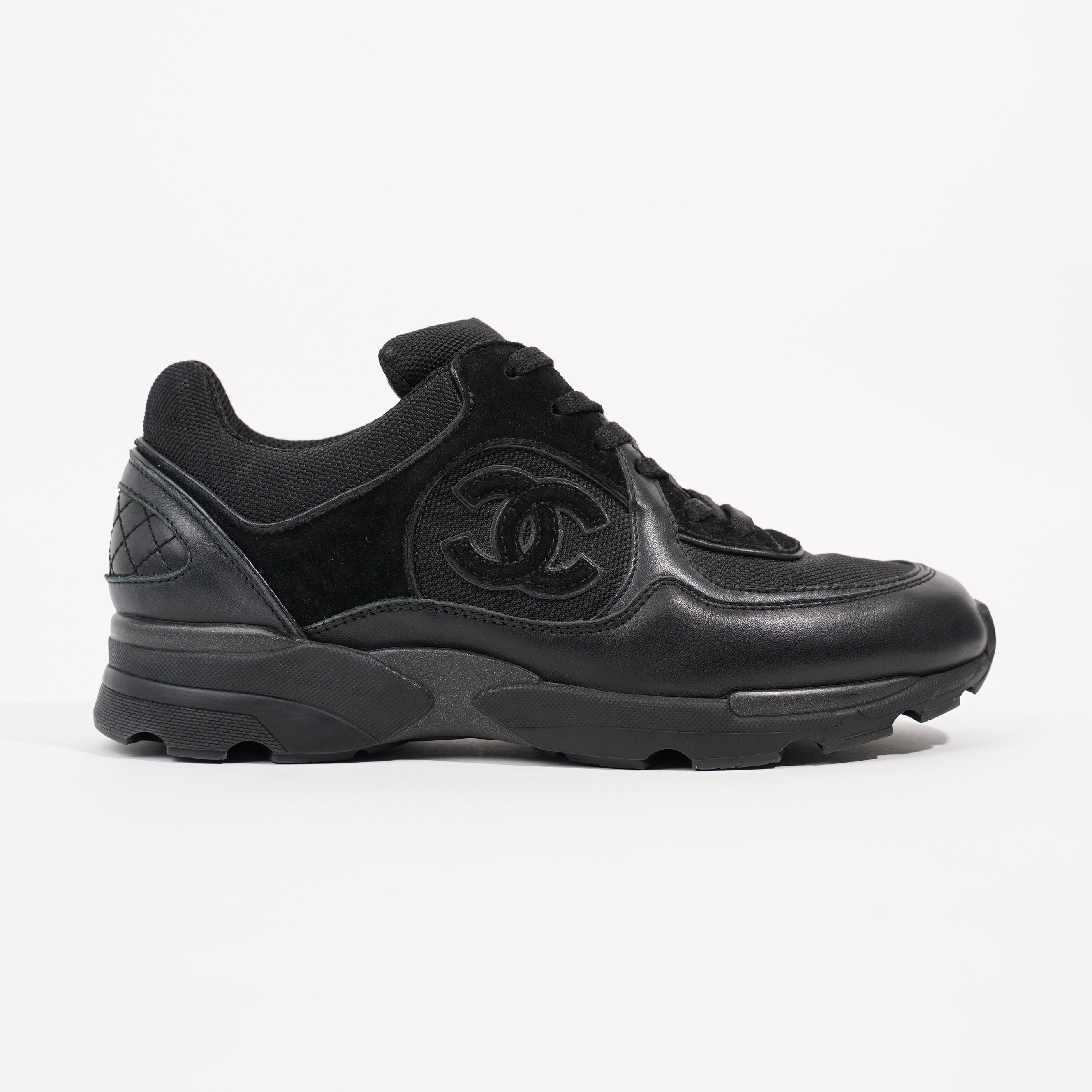 Chanel Womens CC Logo Black EU 37 / UK 4
