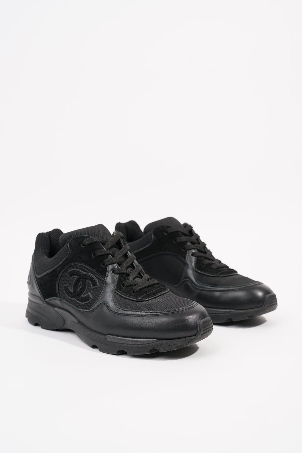 Chanel Womens CC Logo Black EU 37 / UK 4