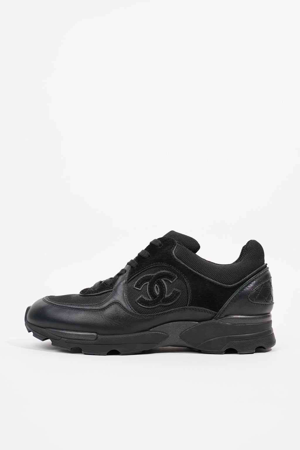Chanel Womens CC Logo Black EU 37 / UK 4