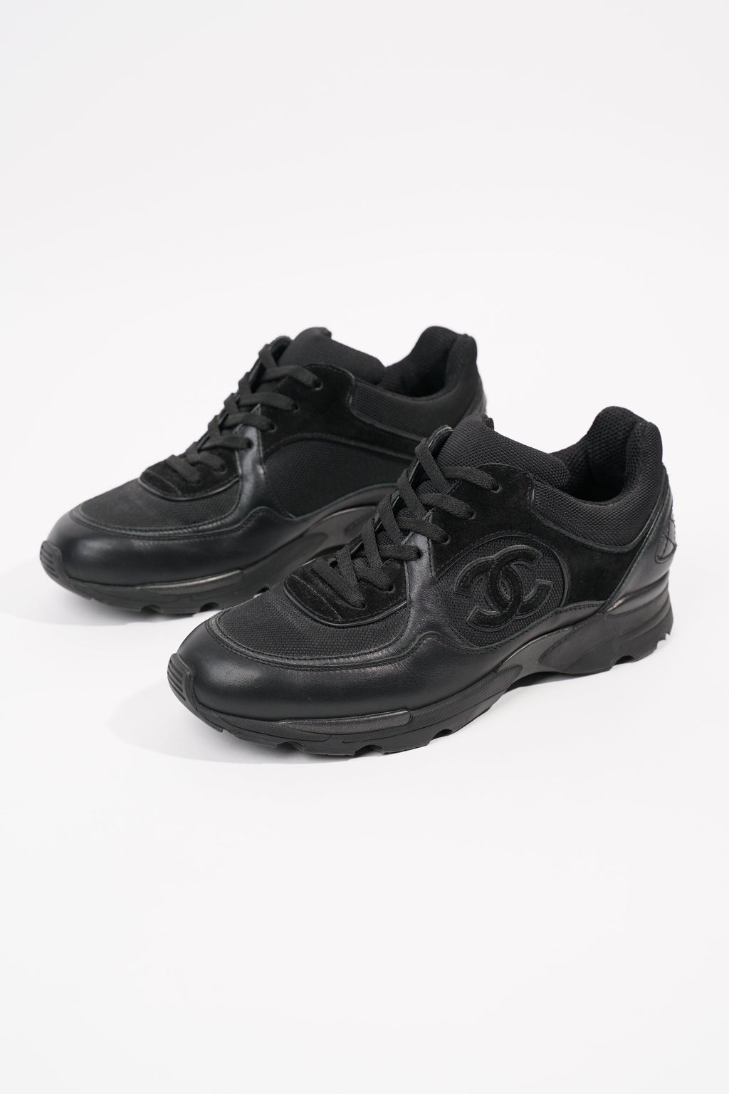 Chanel Womens CC Logo Black EU 37 / UK 4