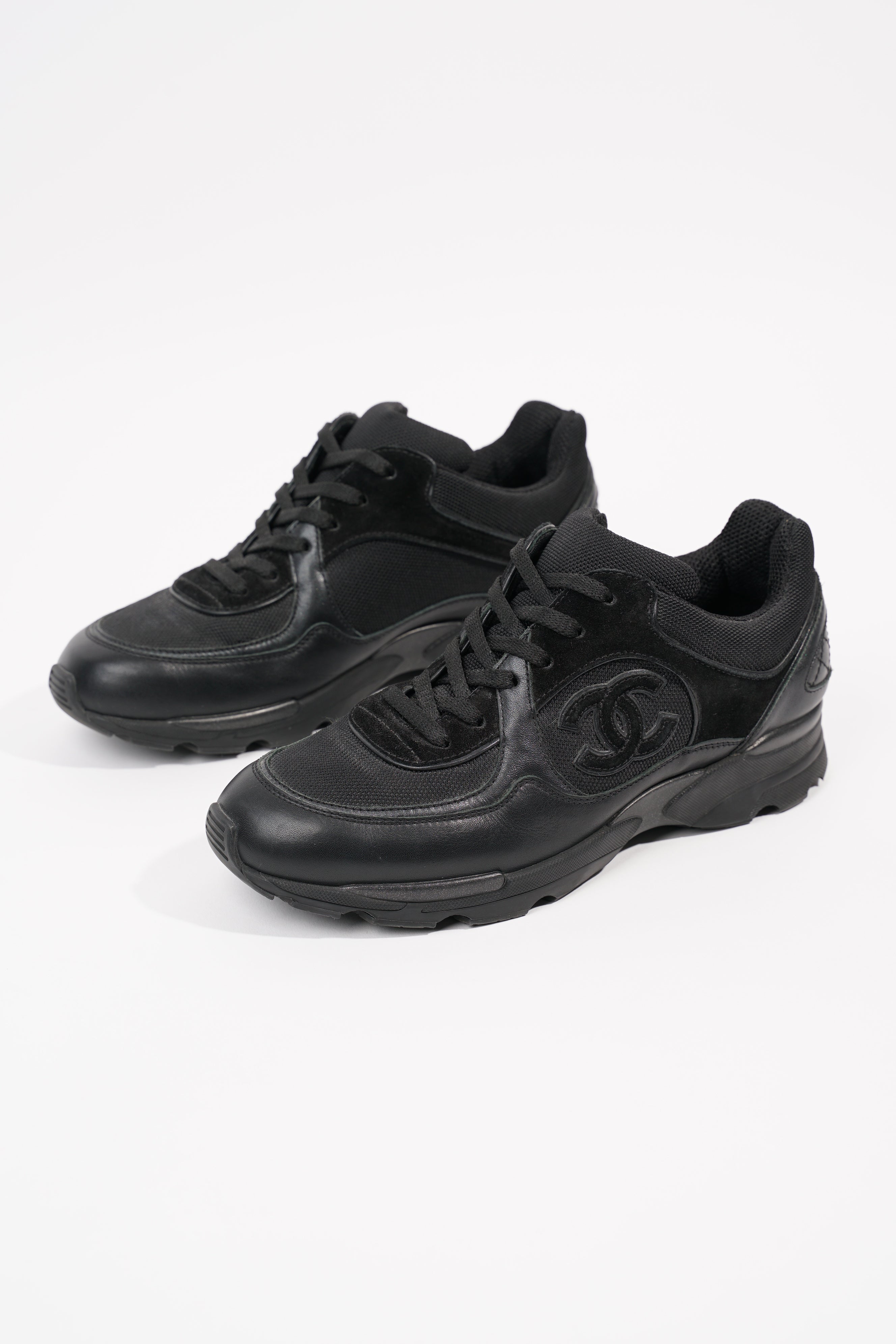 Chanel Womens CC Logo Black EU 37 / UK 4