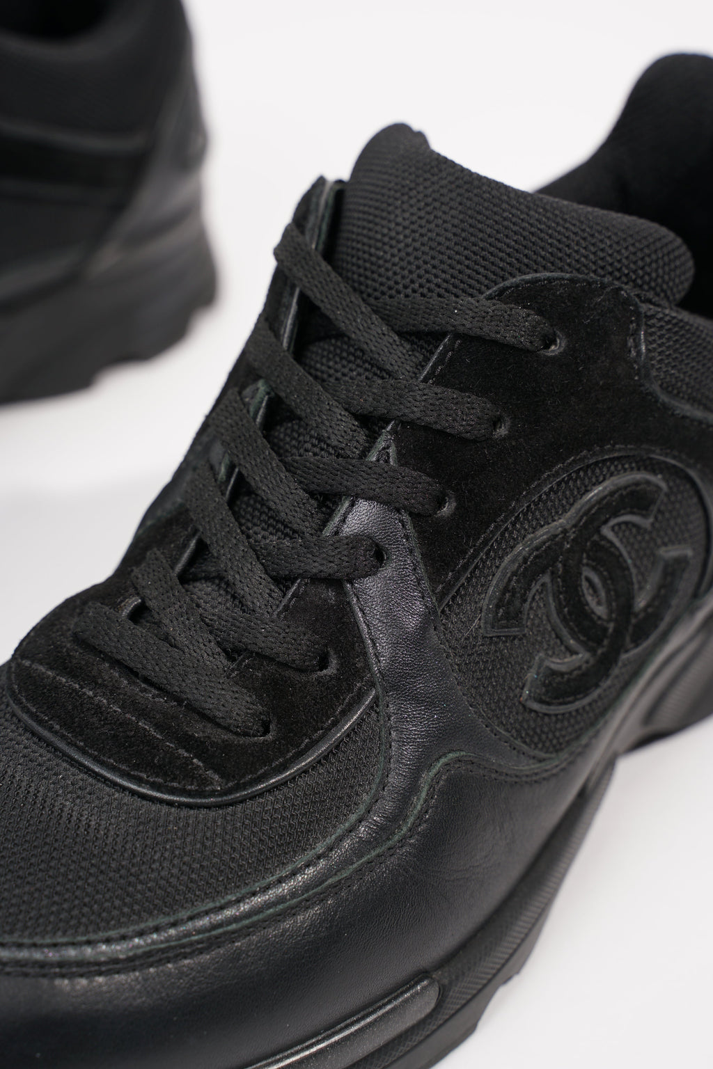 Chanel Womens CC Logo Black EU 37 / UK 4