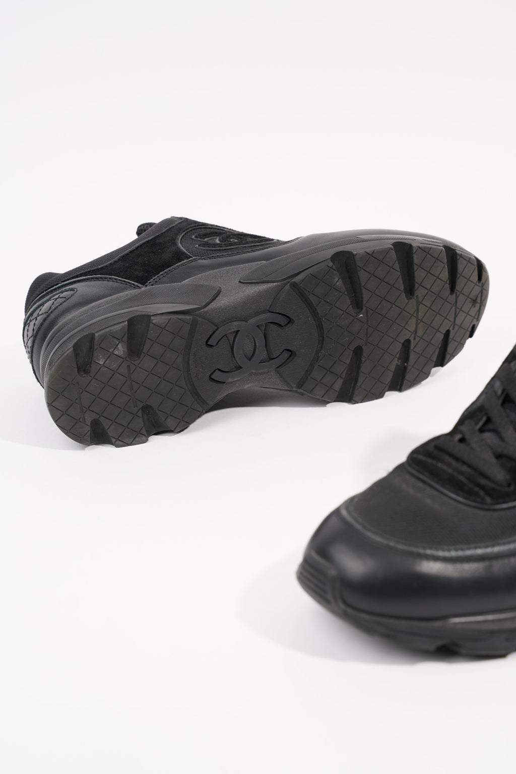 Chanel Womens CC Logo Black EU 37 / UK 4