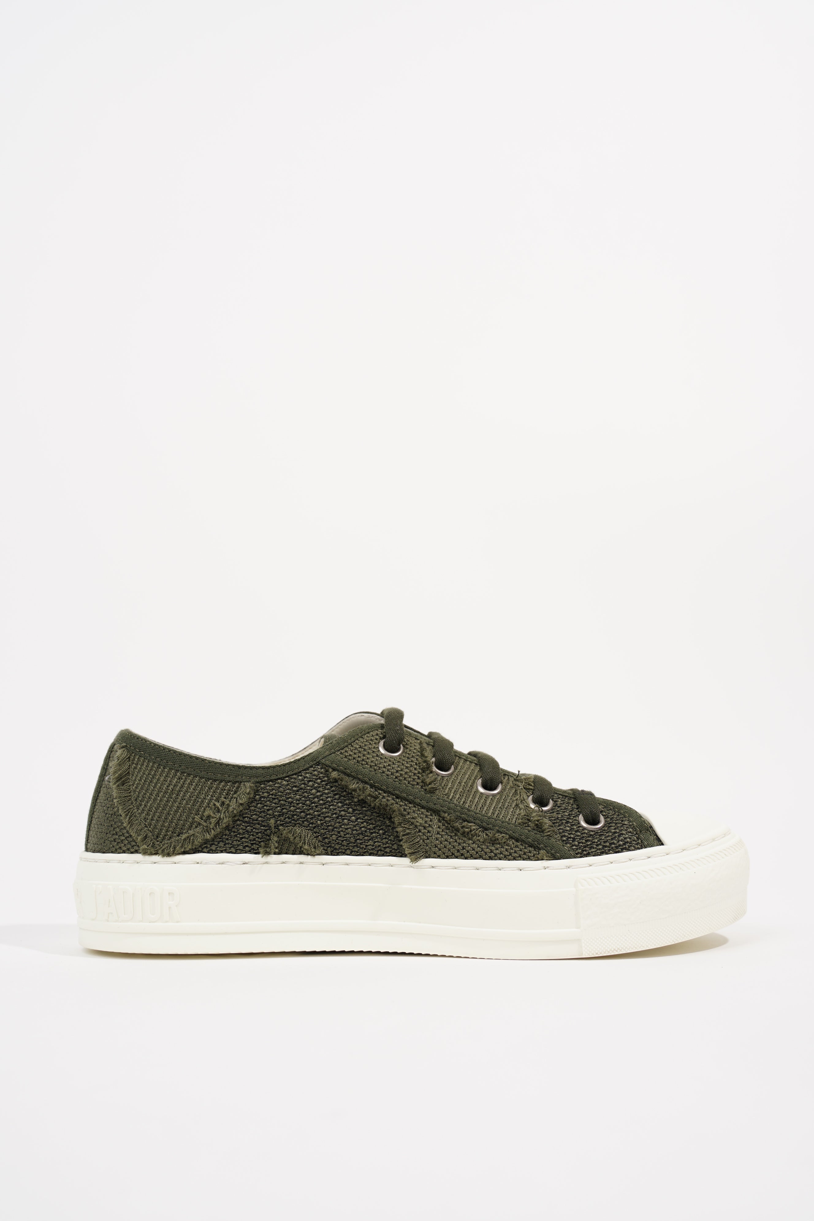 Christian Dior Womens Walk n' Dior Green / White EU 35.5 / UK 2.5