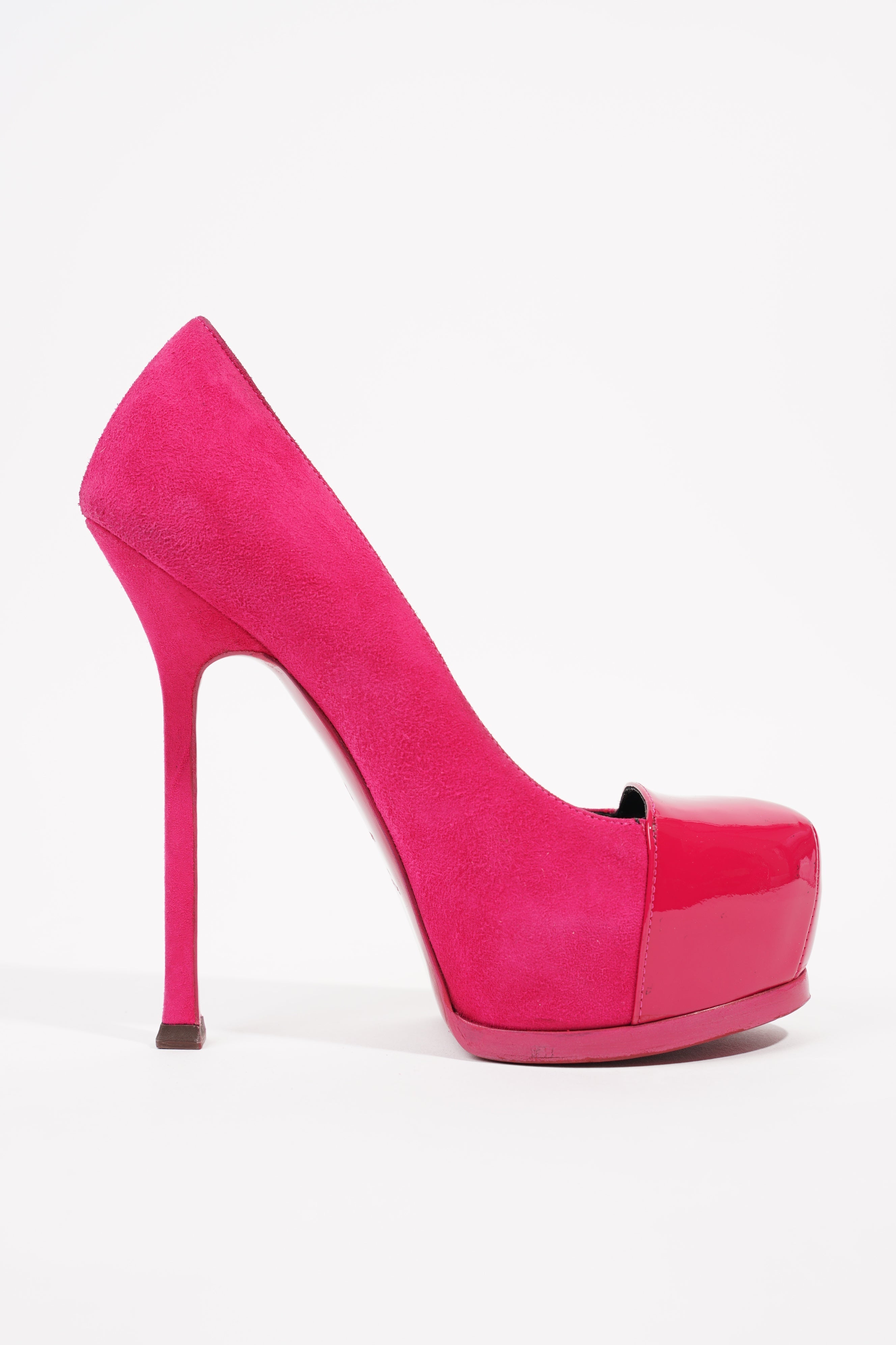Saint Laurent Womens Tribtoo Pink EU 35 / UK 2