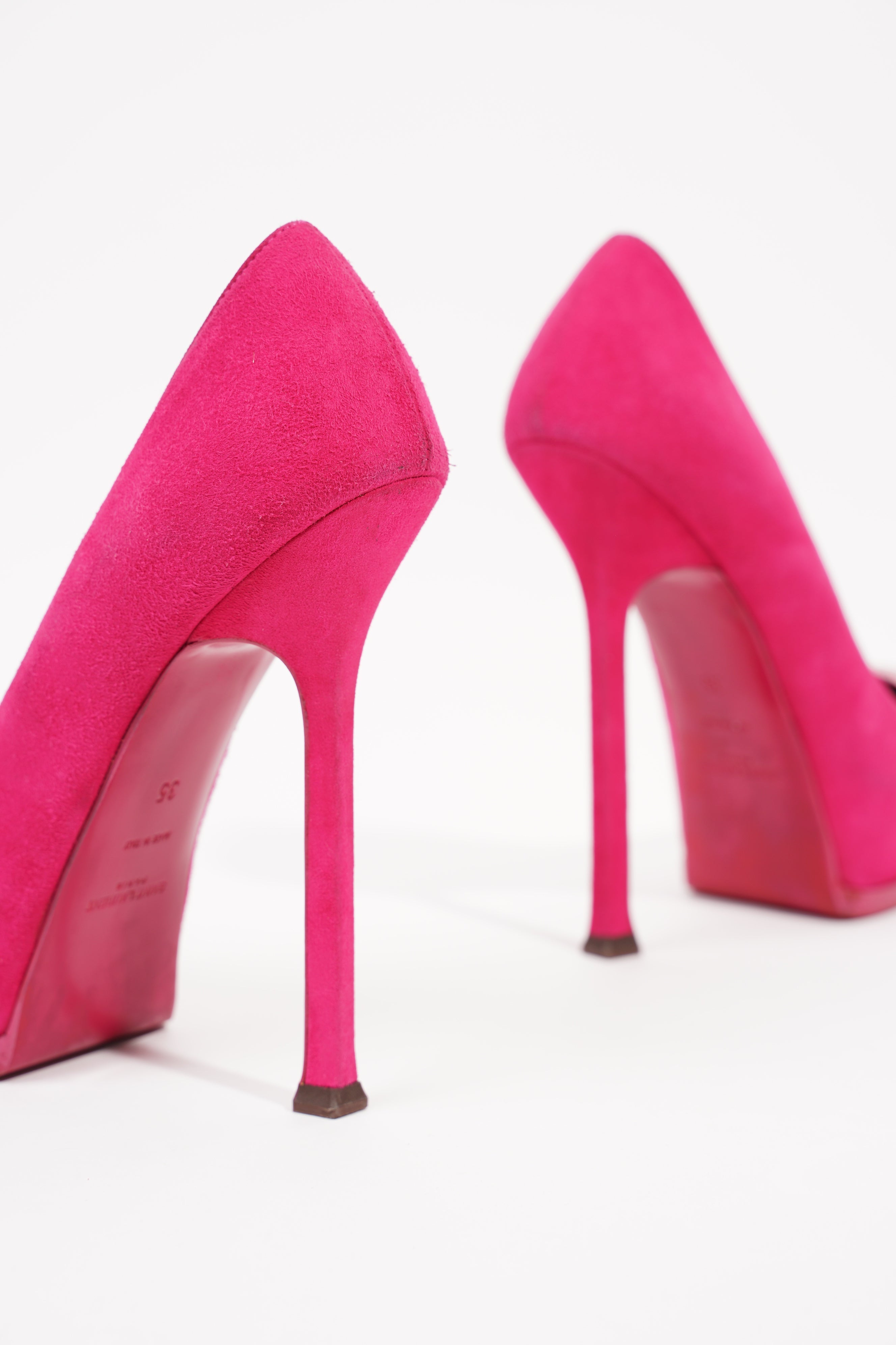 Saint Laurent Womens Tribtoo Pink EU 35 / UK 2