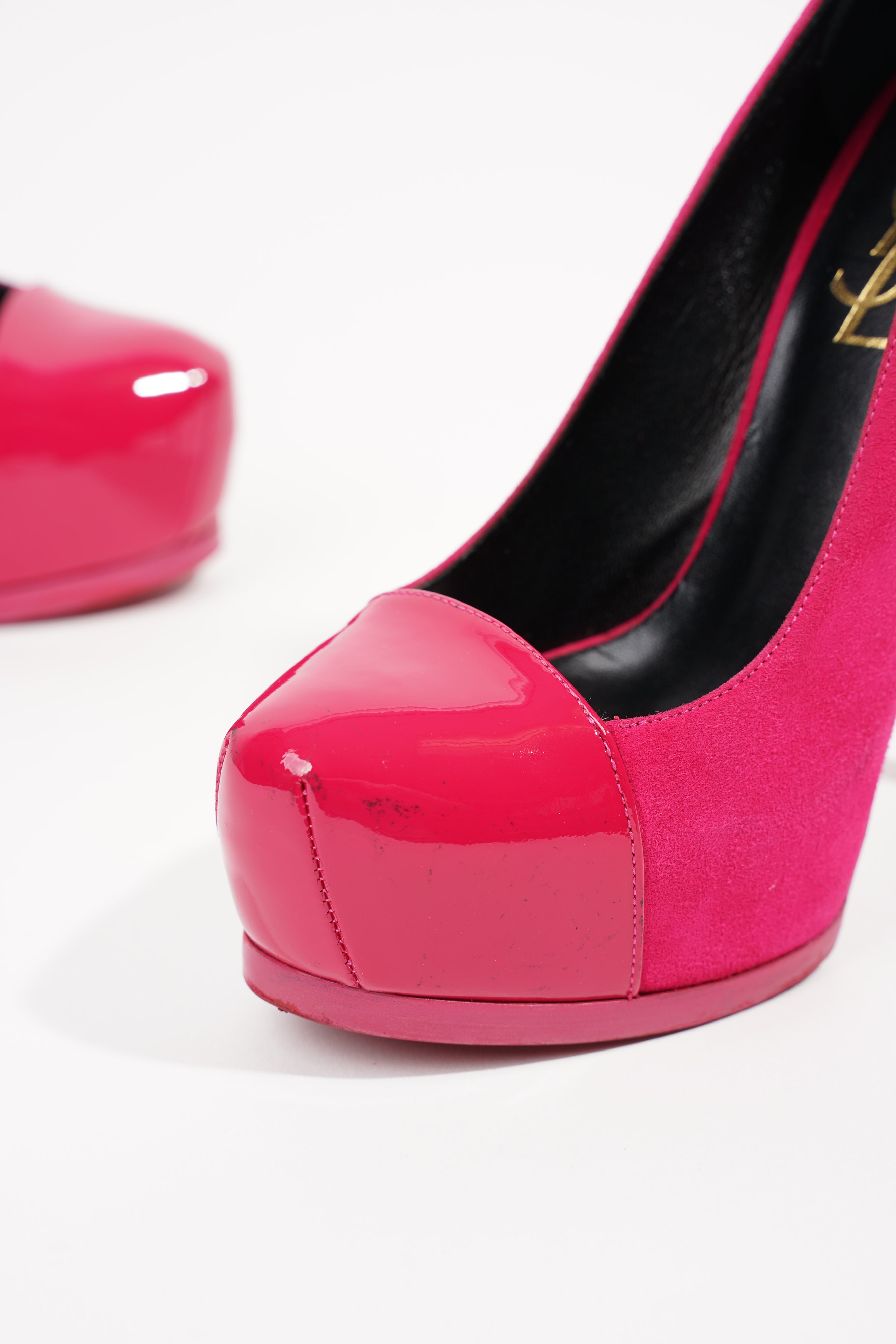 Saint Laurent Womens Tribtoo Pink EU 35 / UK 2