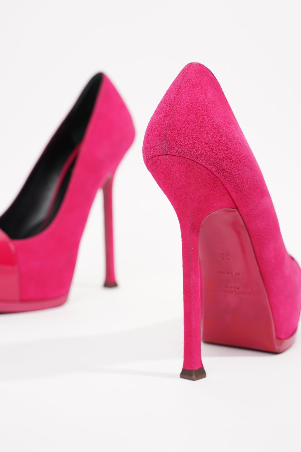 Saint Laurent Womens Tribtoo Pink EU 35 / UK 2