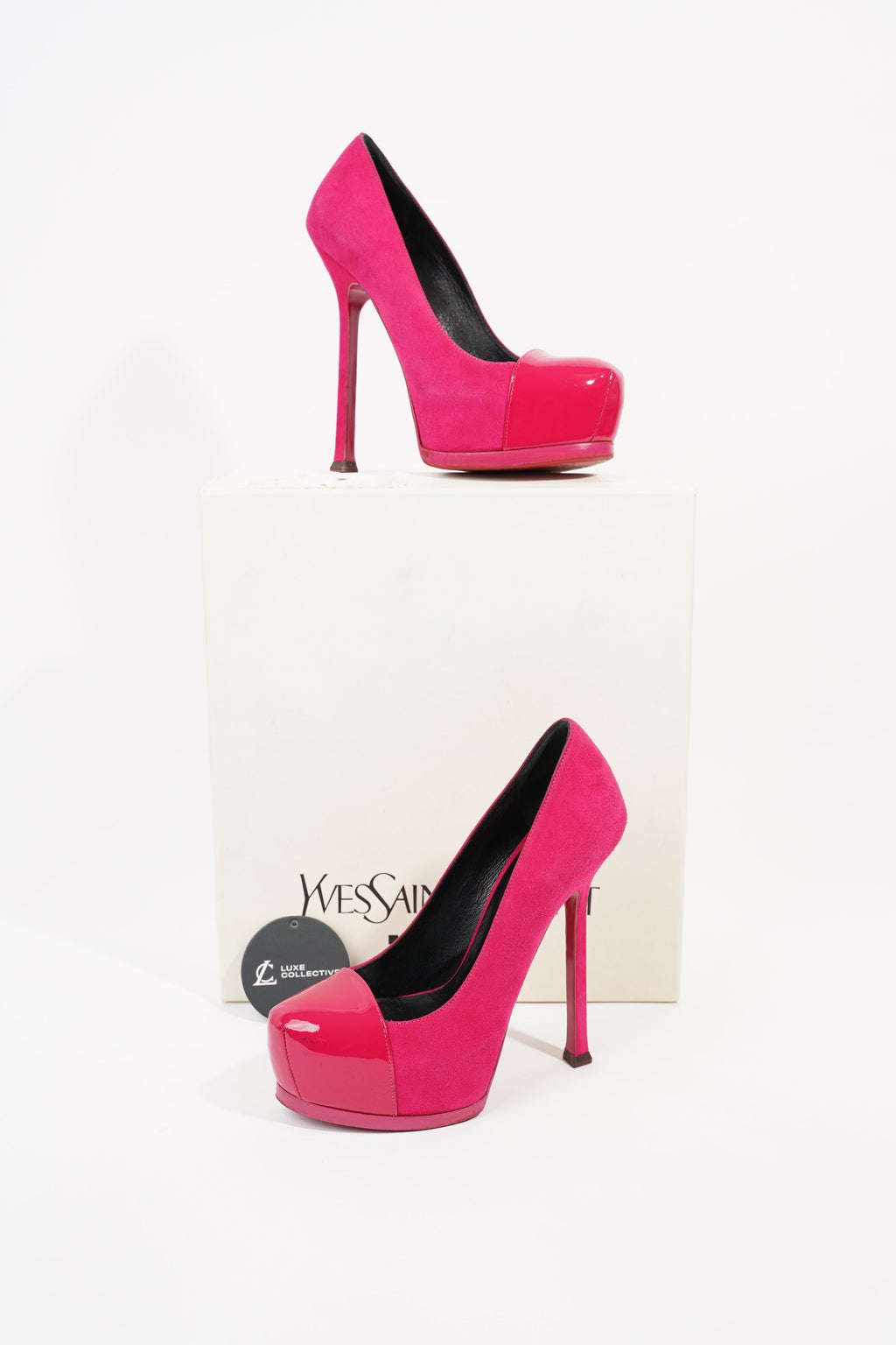 Saint Laurent Womens Tribtoo Pink EU 35 / UK 2