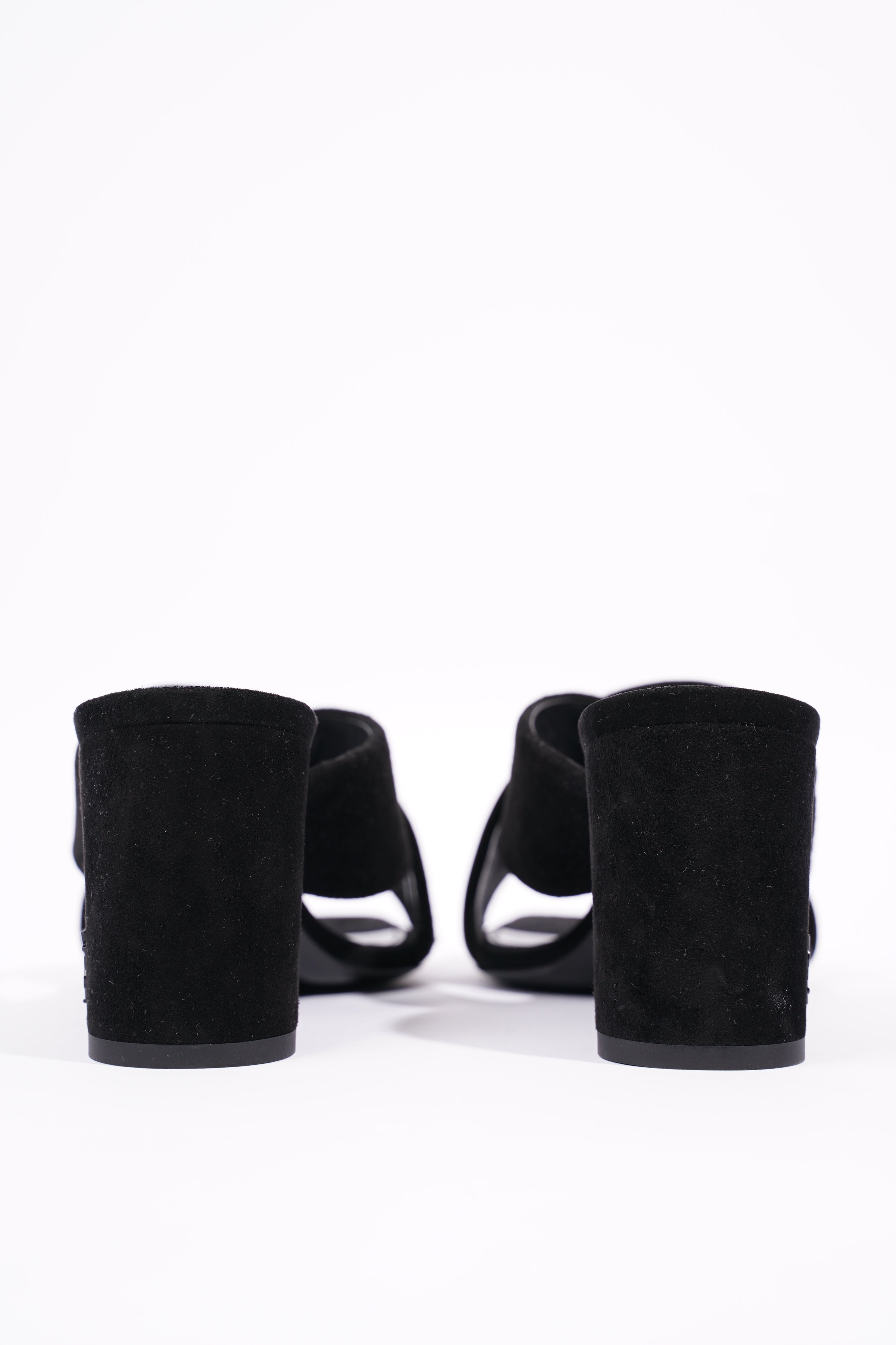 Saint Laurent Womens Lou Lou 70 Mule Black EU 38.5 / UK 5.5