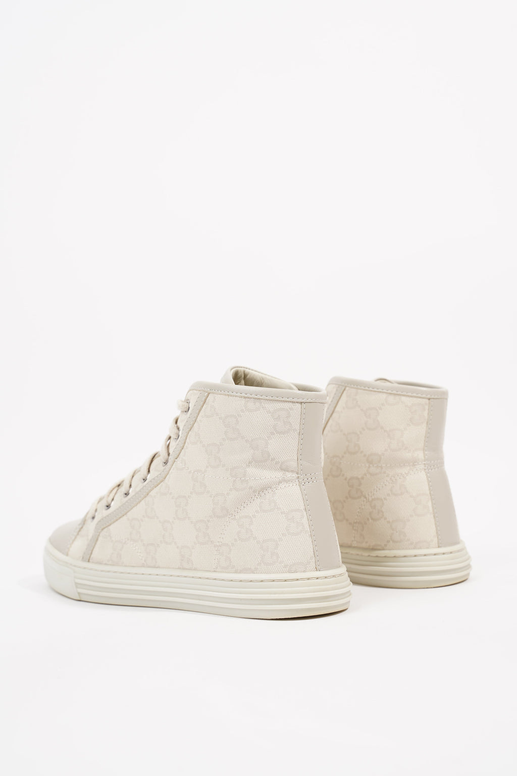 Gucci Womens GG High Top Beige EU 37.5 / UK 4.5