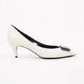 Saint Laurent Womens Anais 55 Cream EU 37 / UK 4