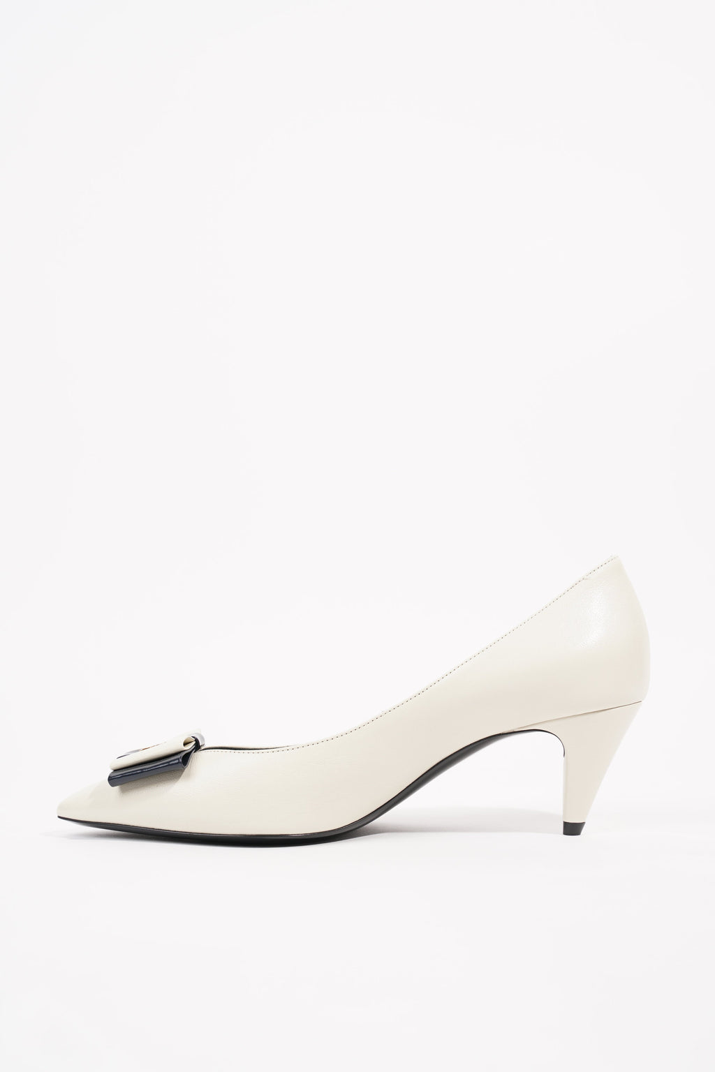 Saint Laurent Womens Anais 55 Cream EU 37 / UK 4