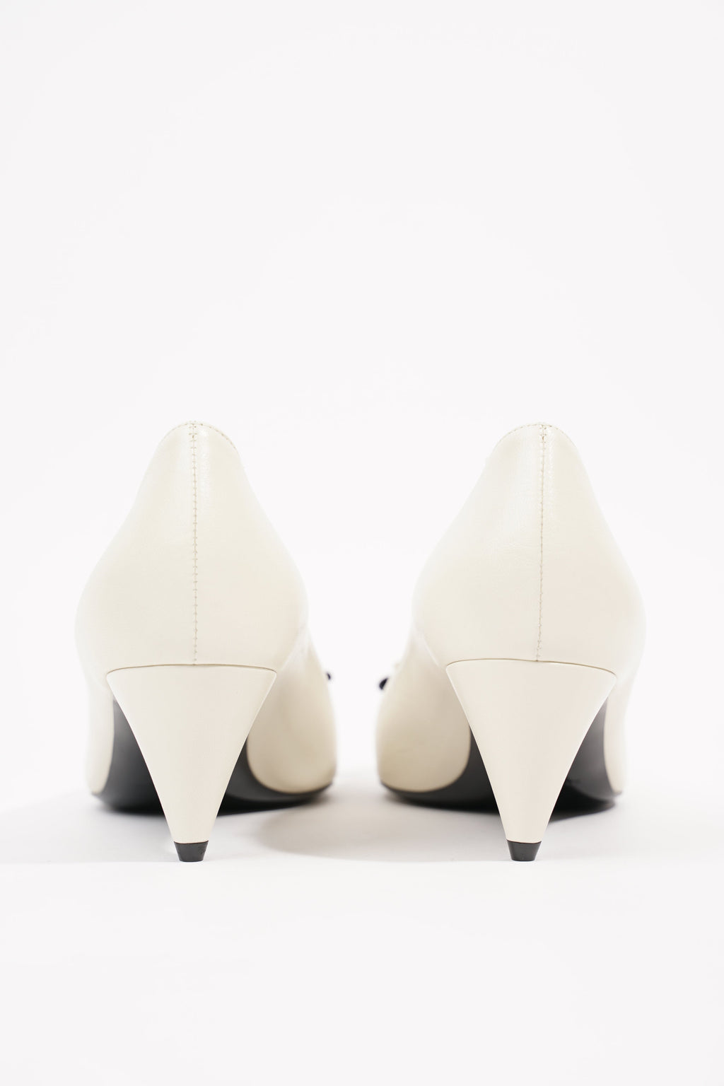 Saint Laurent Womens Anais 55 Cream EU 37 / UK 4