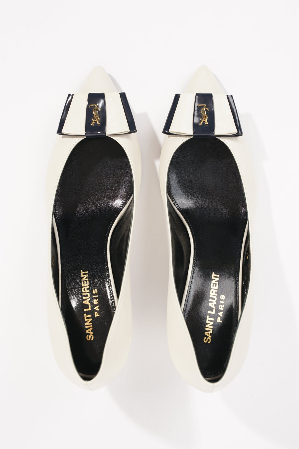 Saint Laurent Womens Anais 55 Cream EU 37 / UK 4