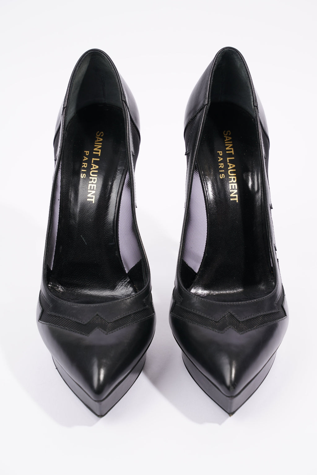 Saint Laurent Womens Janis Net 105 Black EU 37 / UK 4