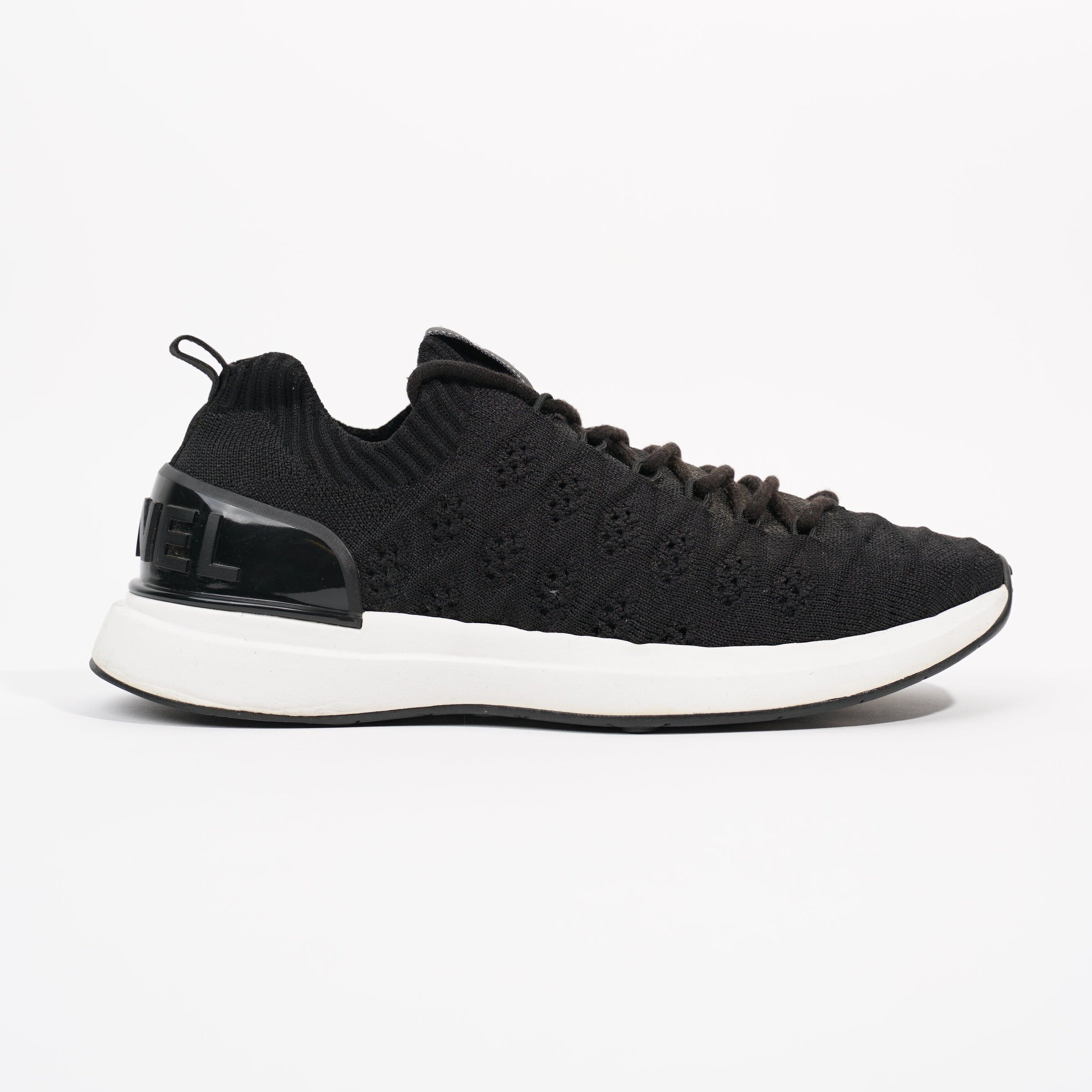 Chanel Womens Knitted Sneaker Black EU 38 / UK 5