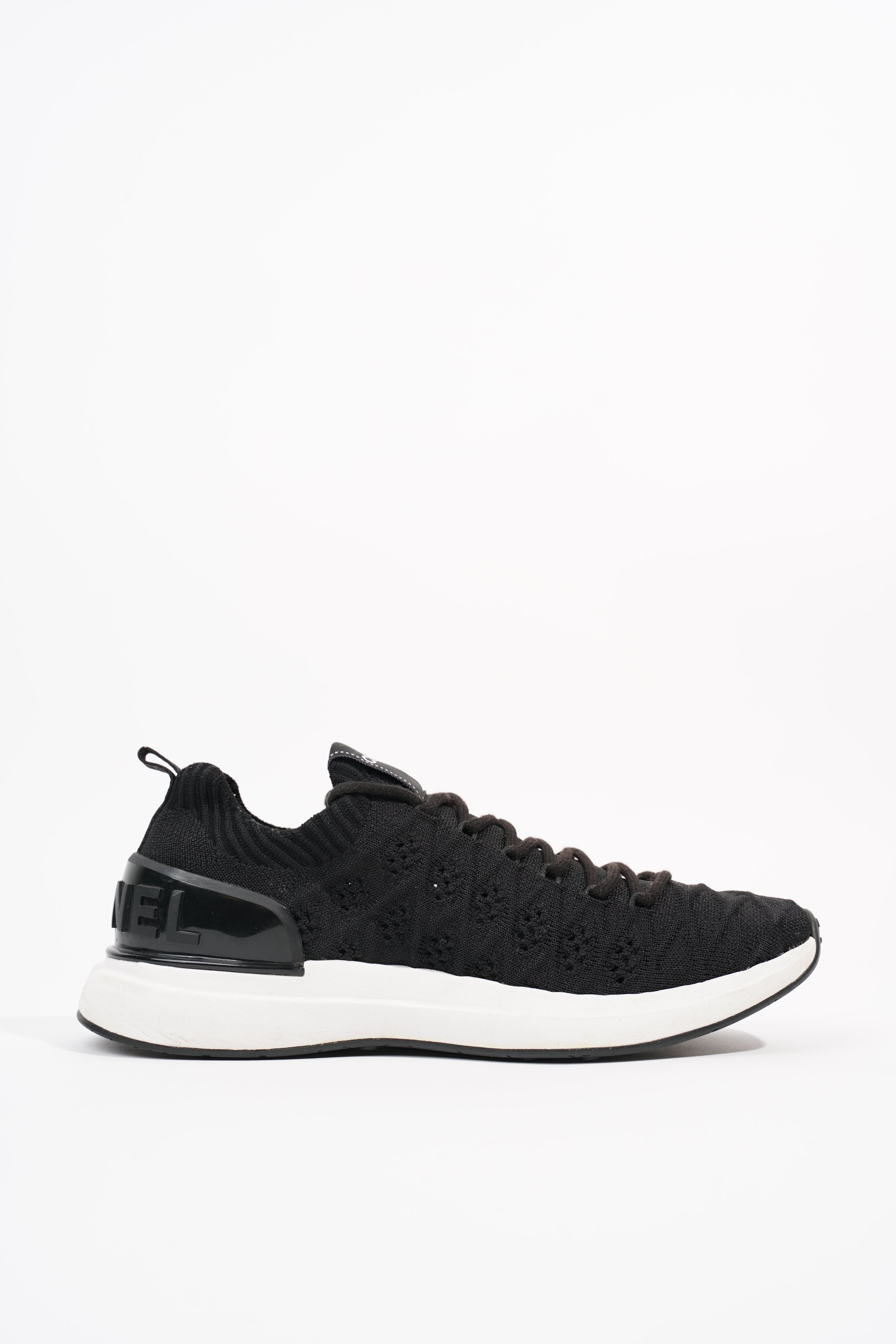 Chanel Womens Knitted Sneaker Black EU 38 / UK 5