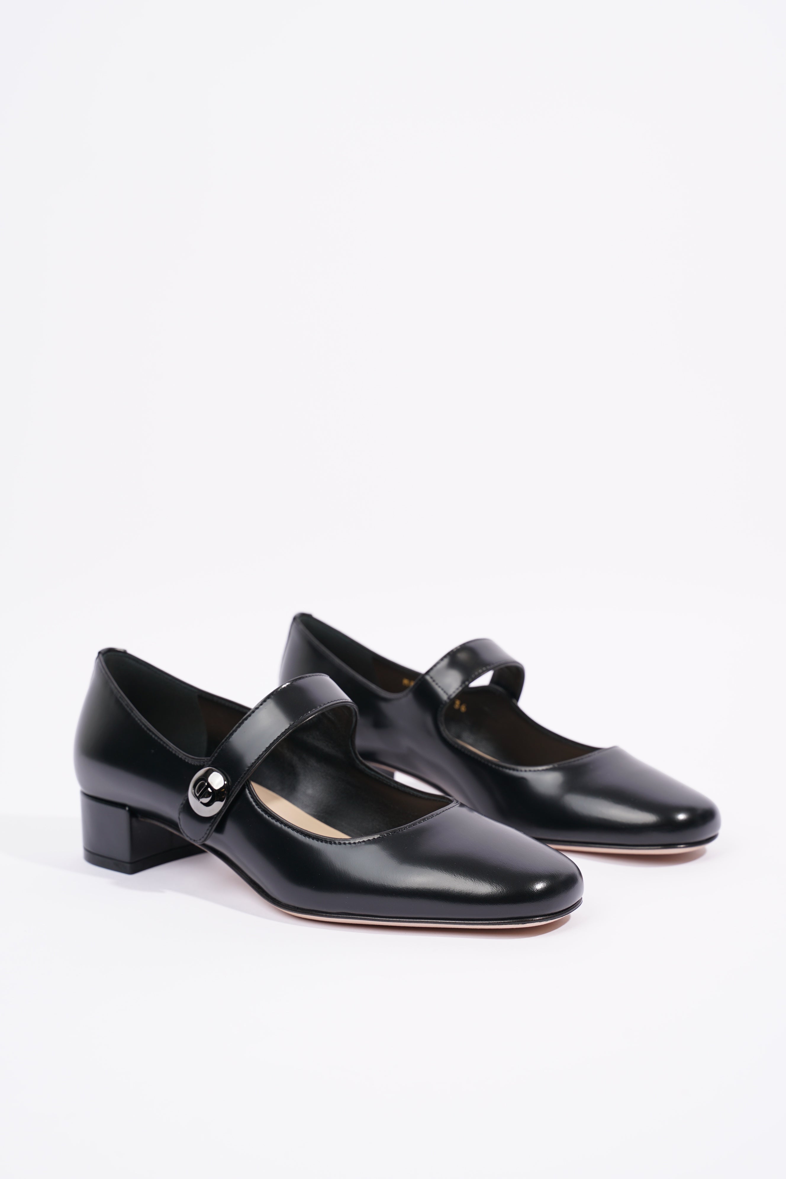 Christian Dior Womens D Doll Mary Jane Black EU 36 / UK 3