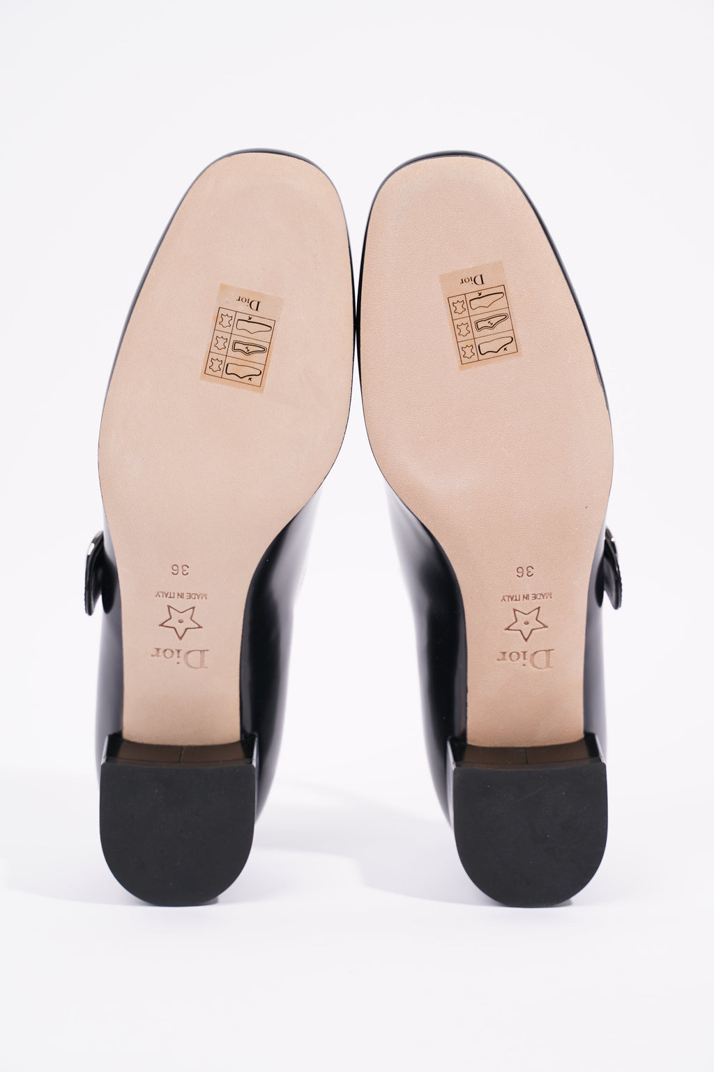 Christian Dior Womens D Doll Mary Jane Black EU 36 / UK 3