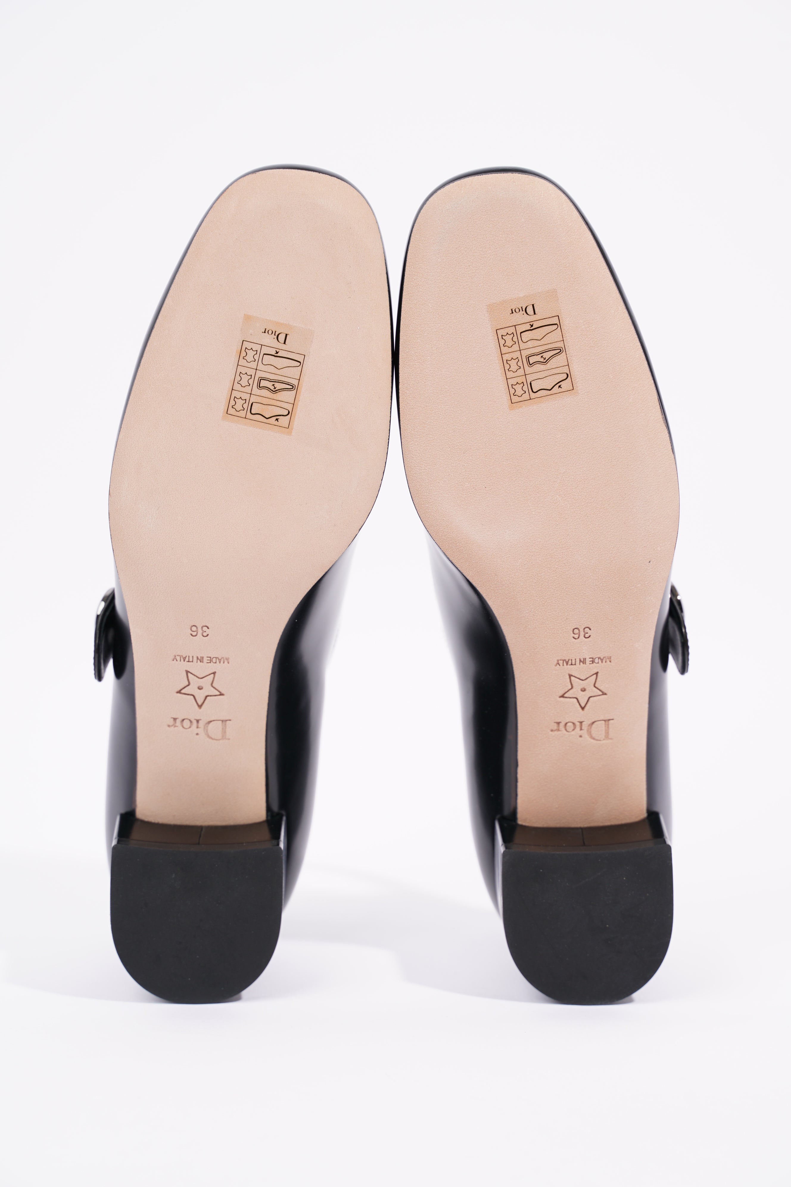 Christian Dior Womens D Doll Mary Jane Black EU 36 / UK 3