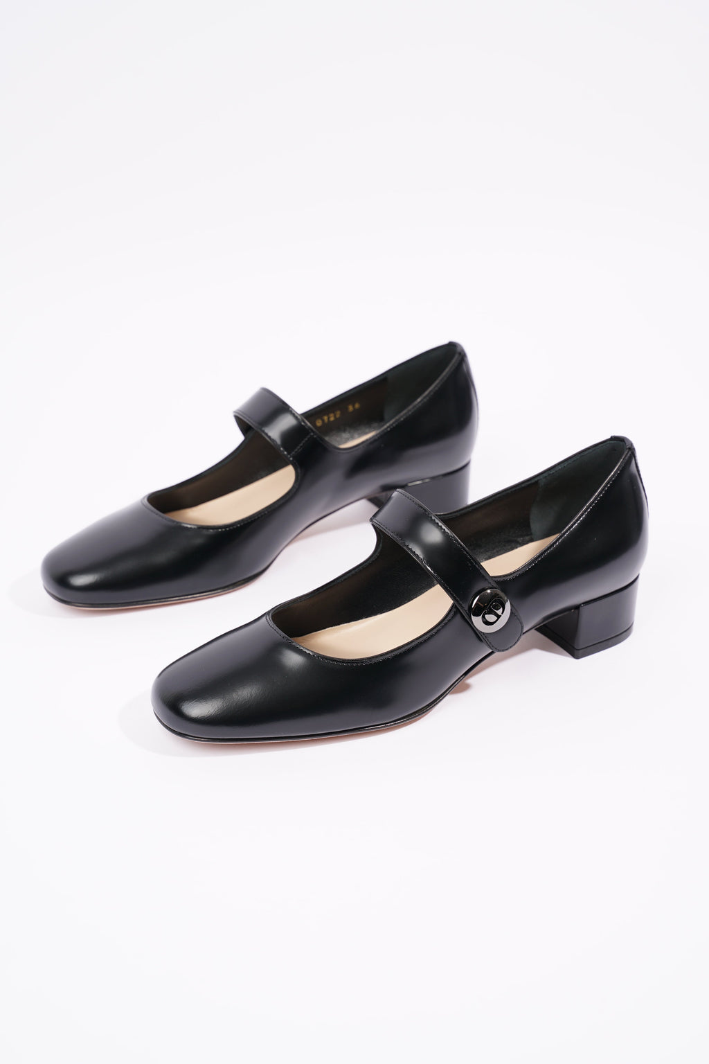 Christian Dior Womens D Doll Mary Jane Black EU 36 / UK 3
