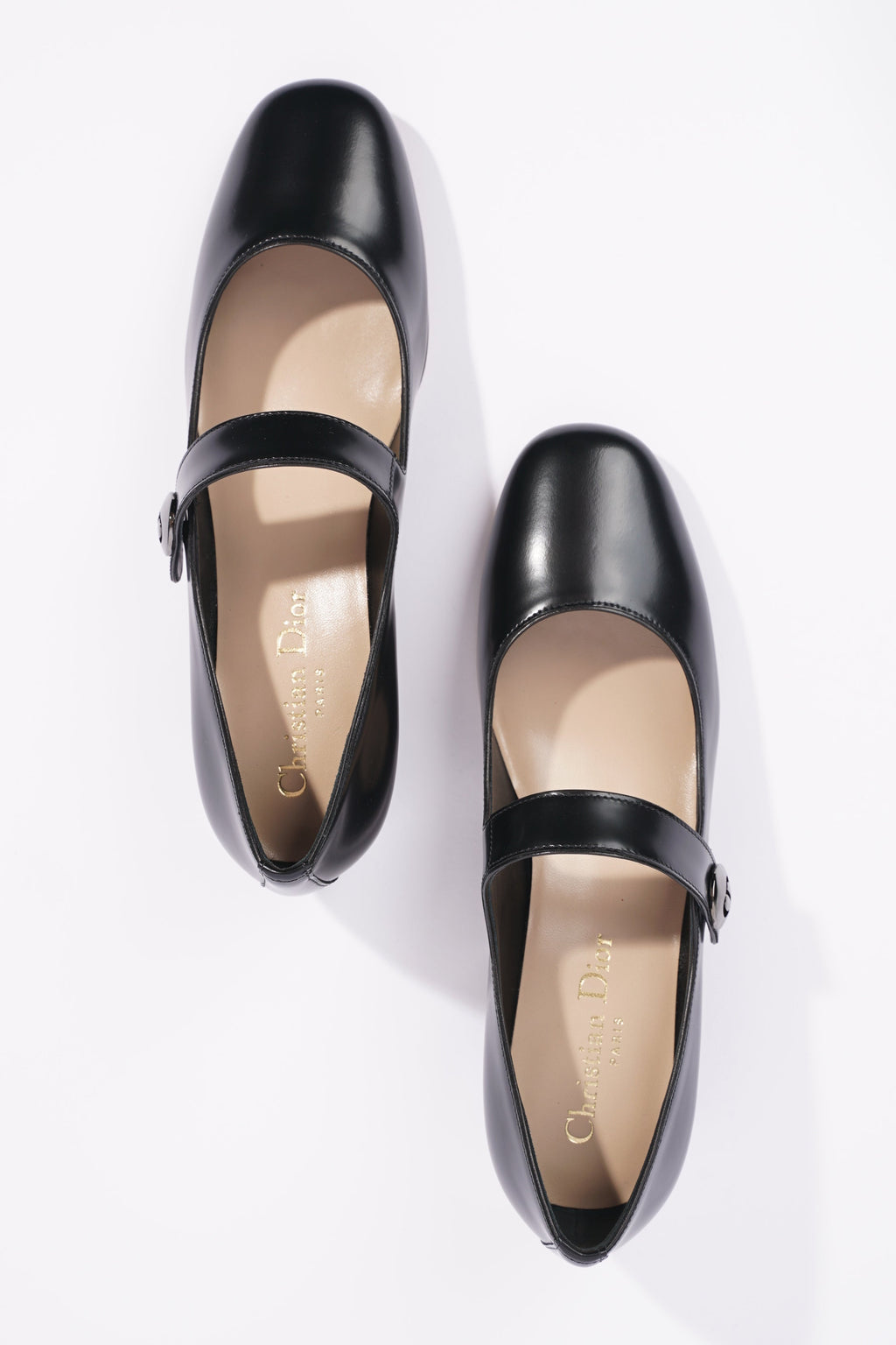 Christian Dior Womens D Doll Mary Jane Black EU 36 / UK 3