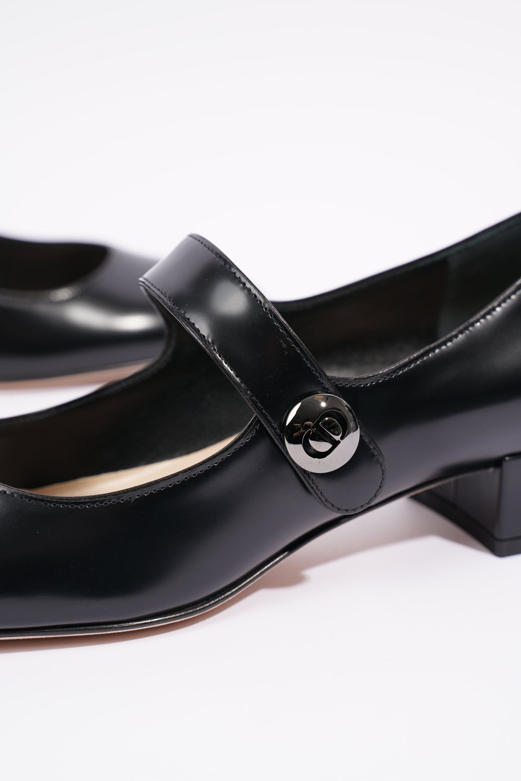 Christian Dior Womens D Doll Mary Jane Black EU 36 / UK 3