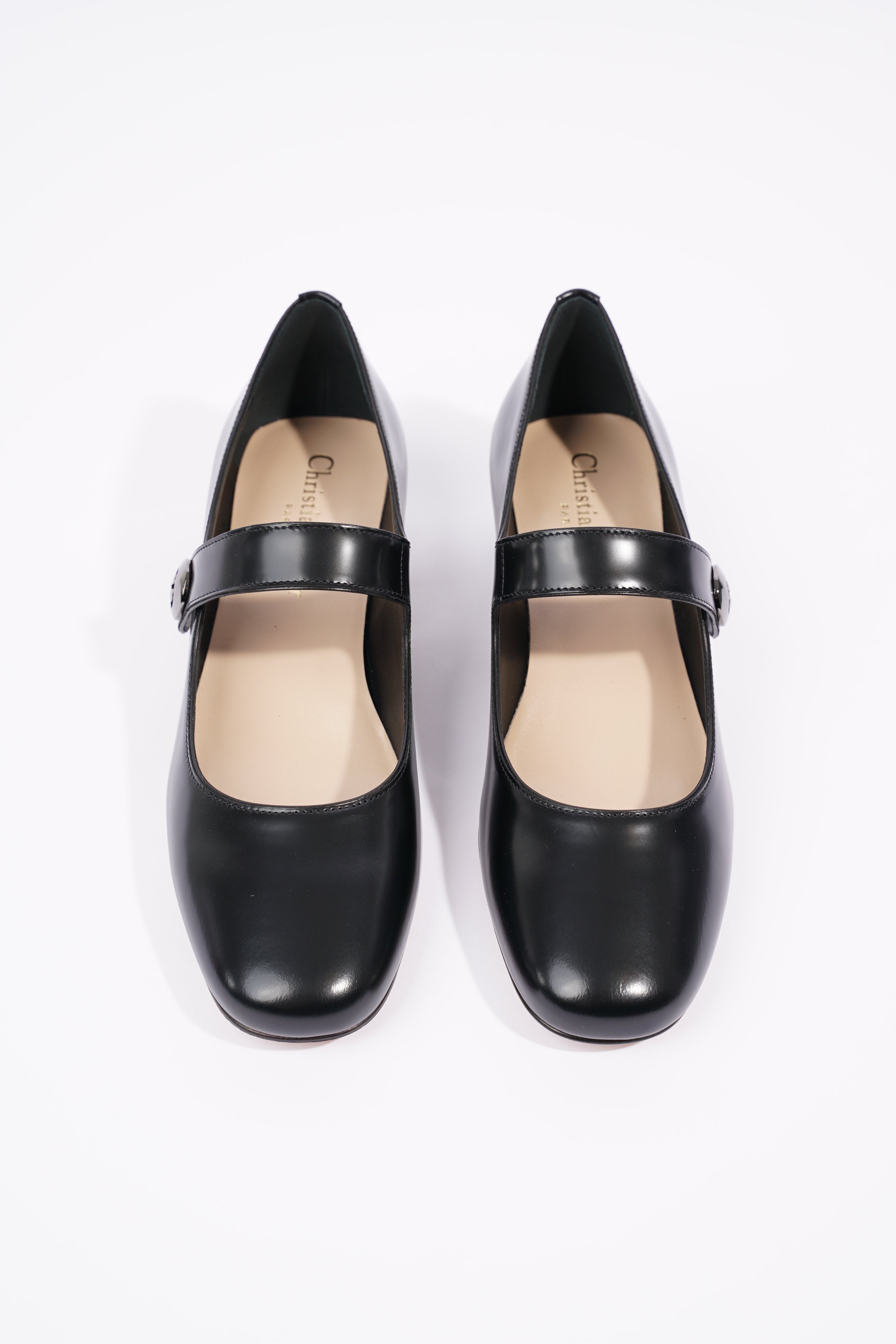Christian Dior Womens D Doll Mary Jane Black EU 36 / UK 3
