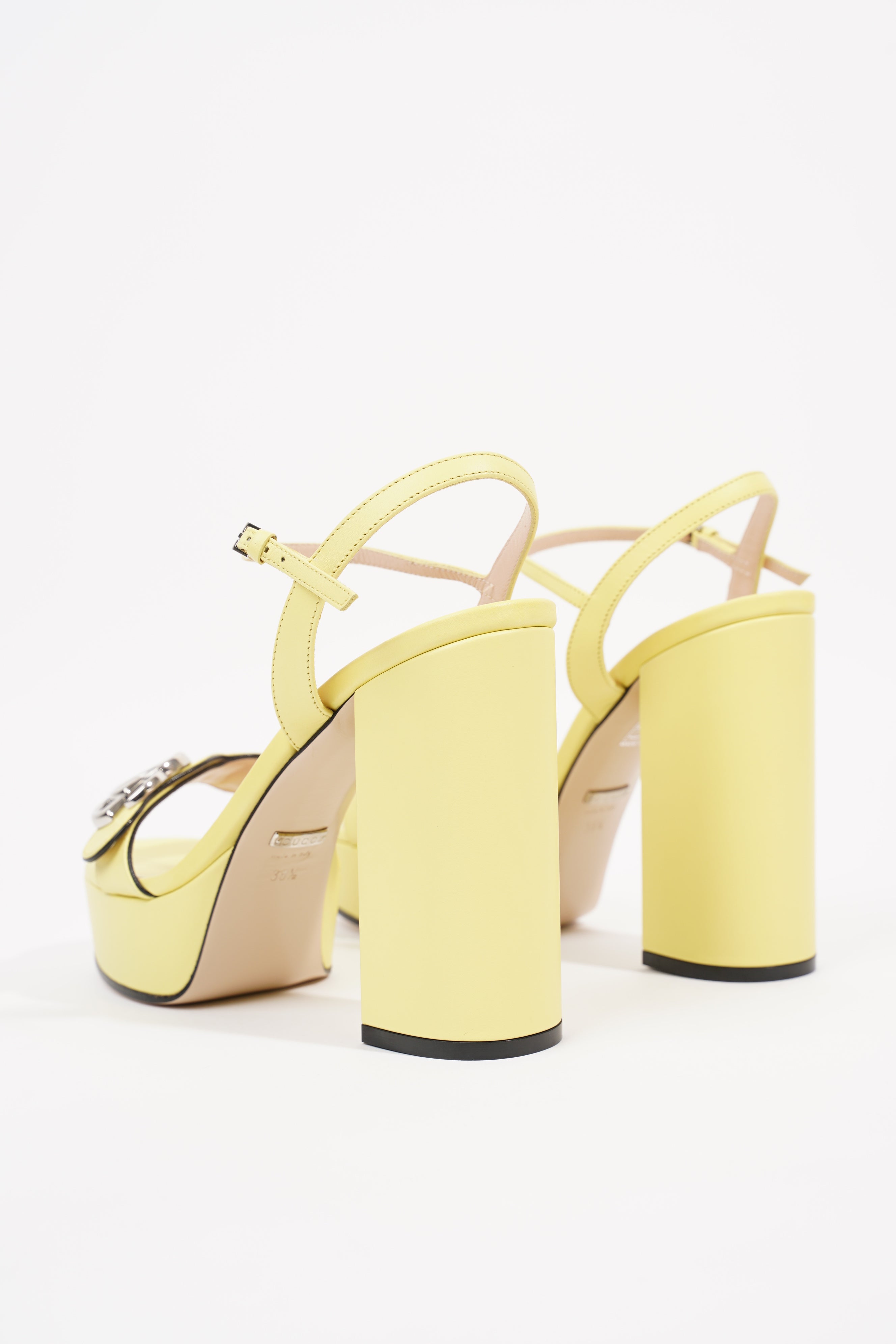 Gucci Womens Marmont Sandal Banana EU 38.5 / UK 5.5