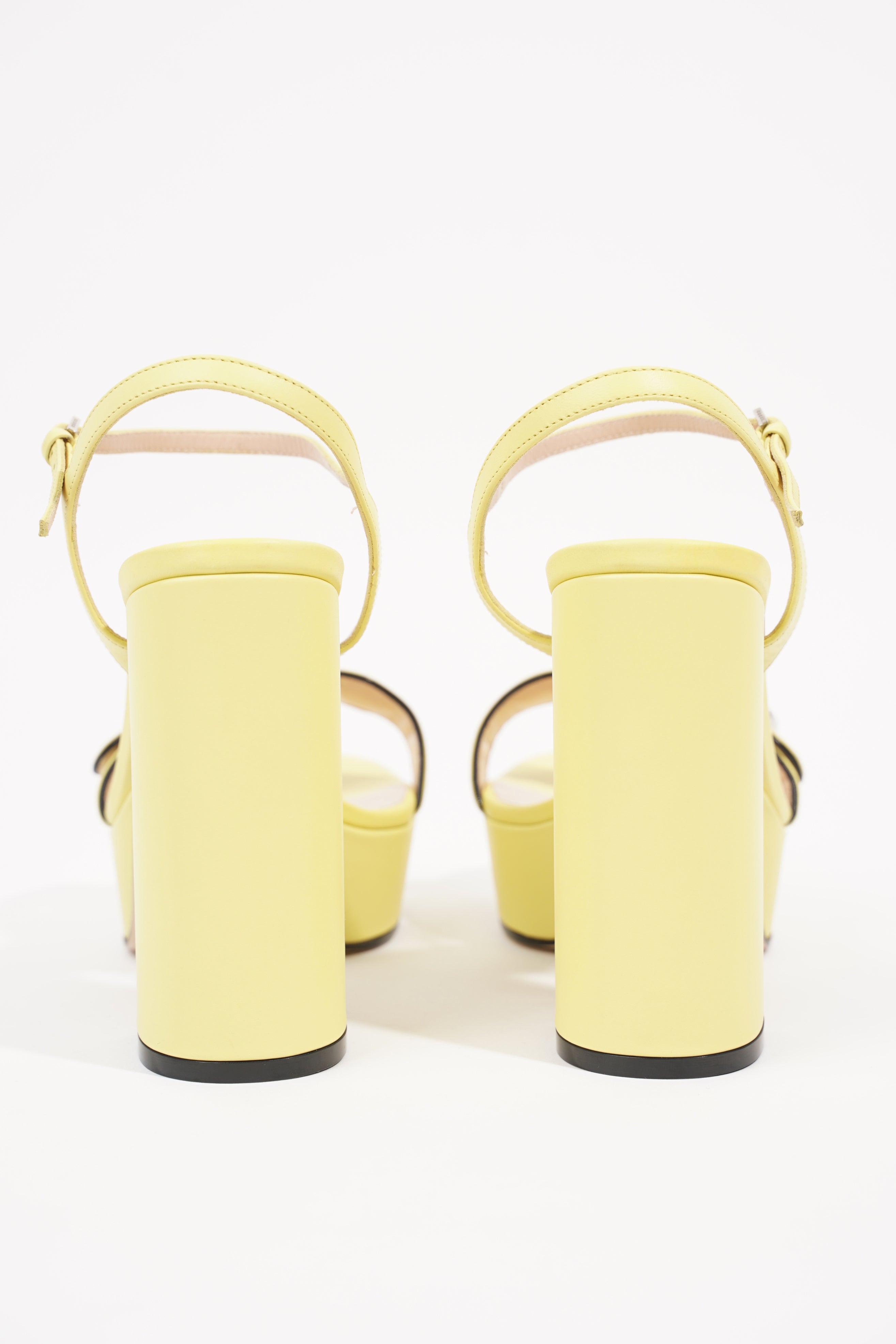 Gucci Womens Marmont Sandal Banana EU 38.5 / UK 5.5