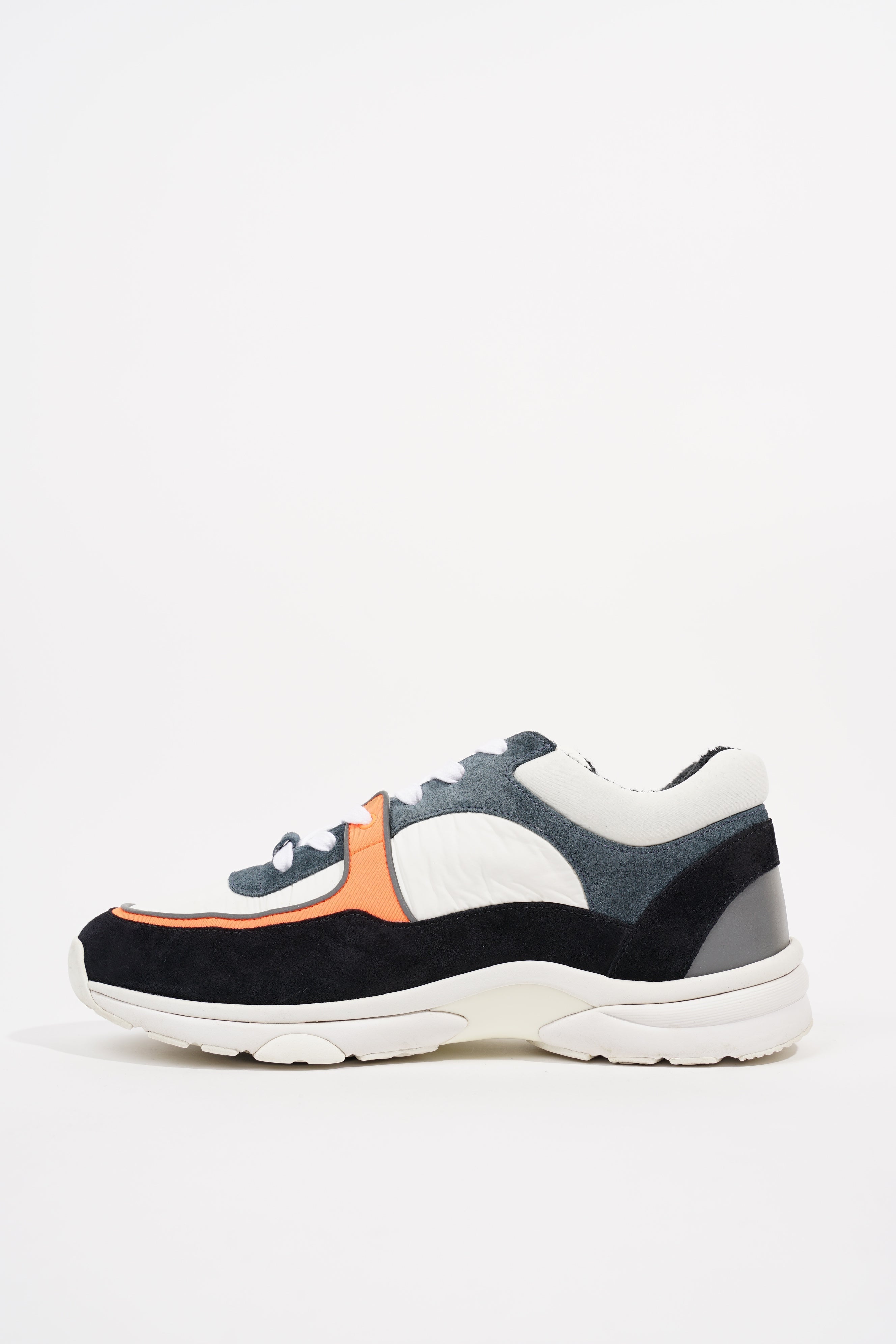 Chanel Womens CC Logo White / Blue / Orange EU 40 / UK 7