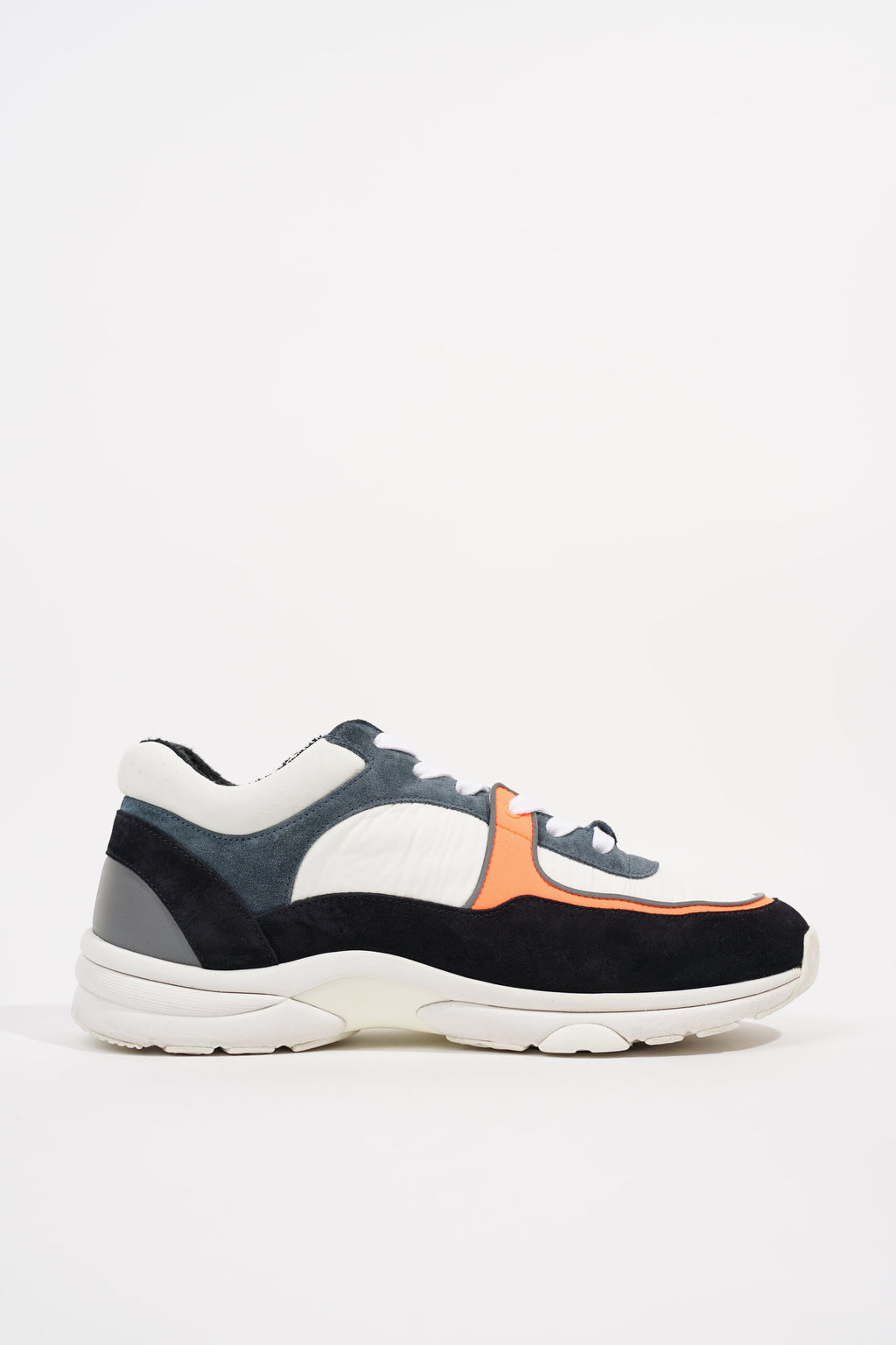 Chanel Womens CC Logo White / Blue / Orange EU 40 / UK 7