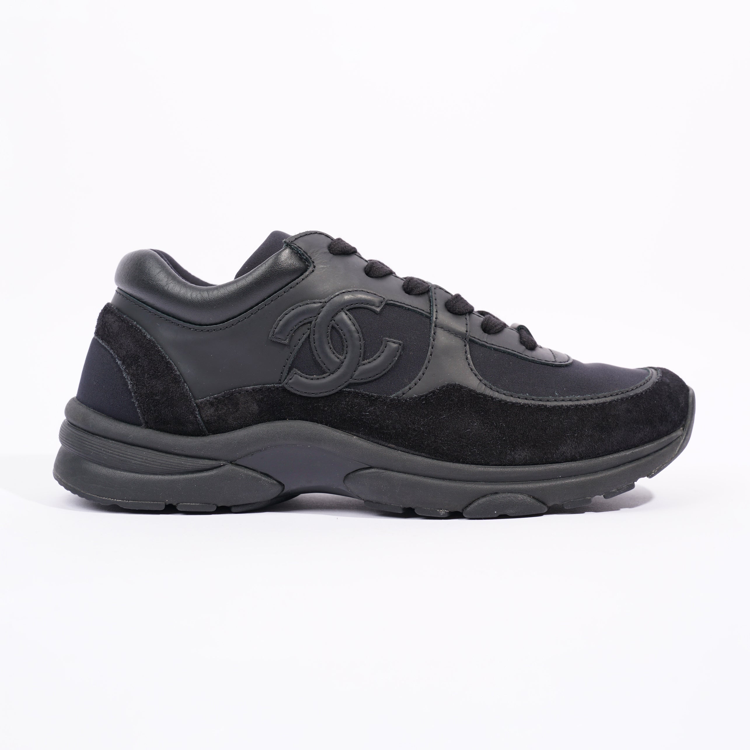 Chanel Womens CC Logo Black EU 38 / UK 5