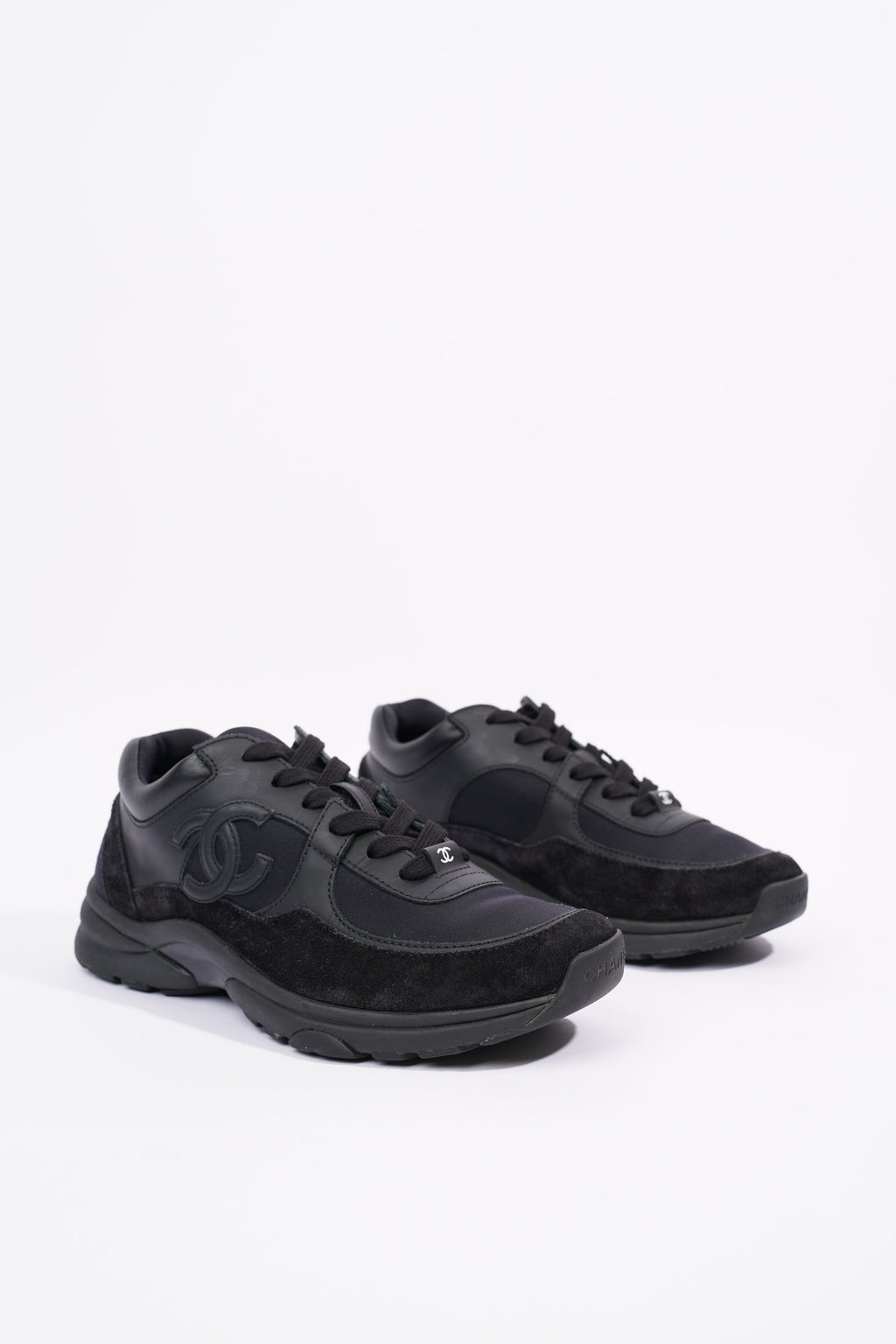 Chanel Womens CC Logo Black EU 38 / UK 5