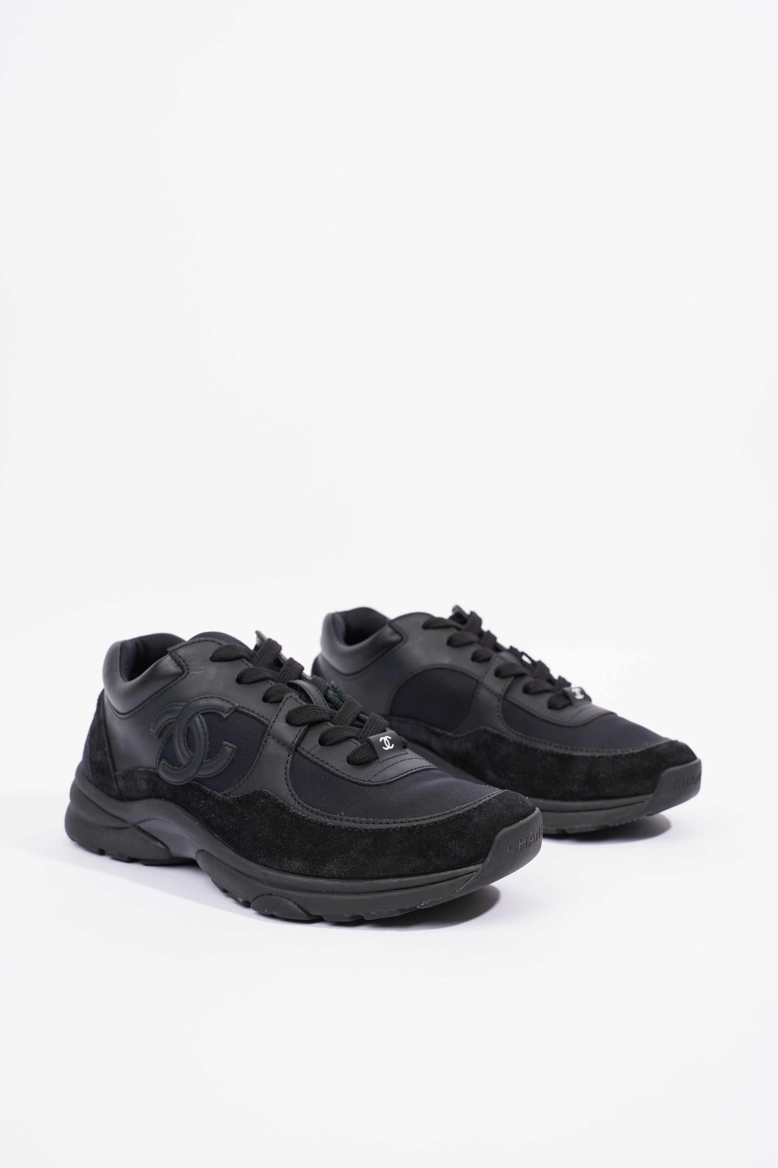 Chanel Womens CC Logo Black EU 38 / UK 5