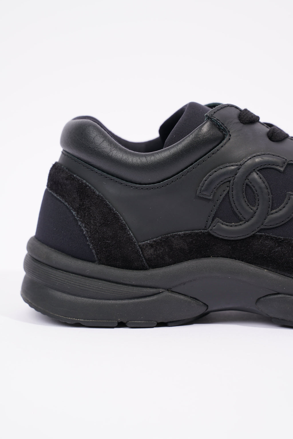 Chanel Womens CC Logo Black EU 38 / UK 5