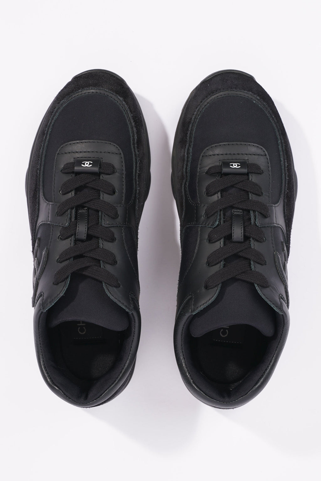Chanel Womens CC Logo Black EU 38 / UK 5