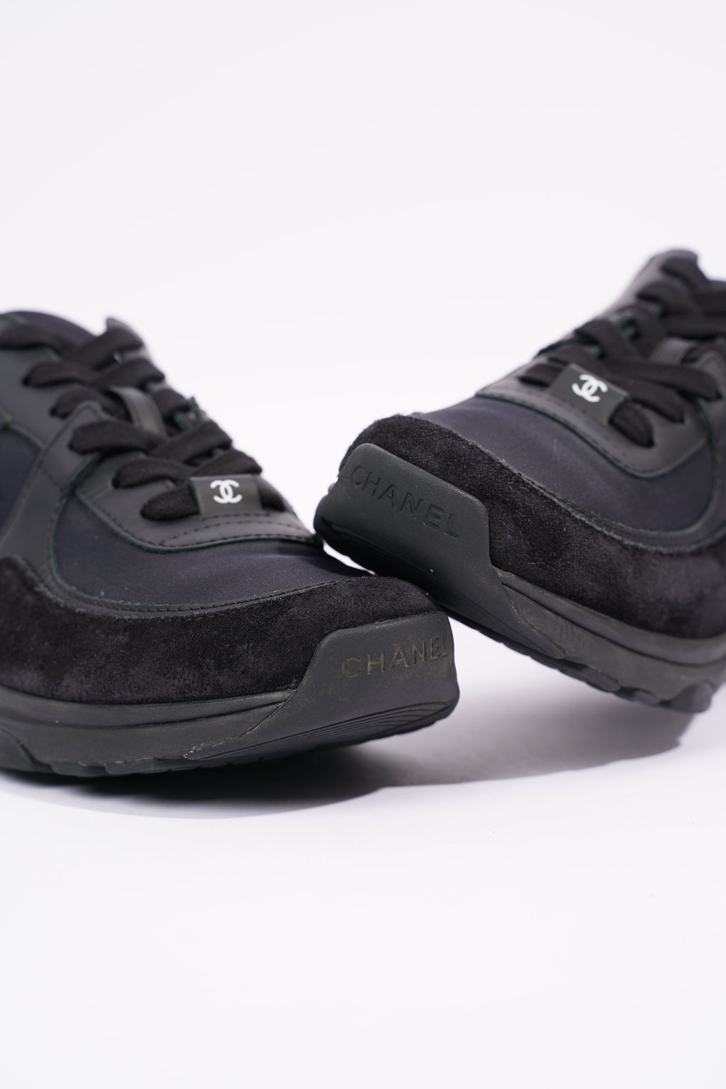 Chanel Womens CC Logo Black EU 38 / UK 5