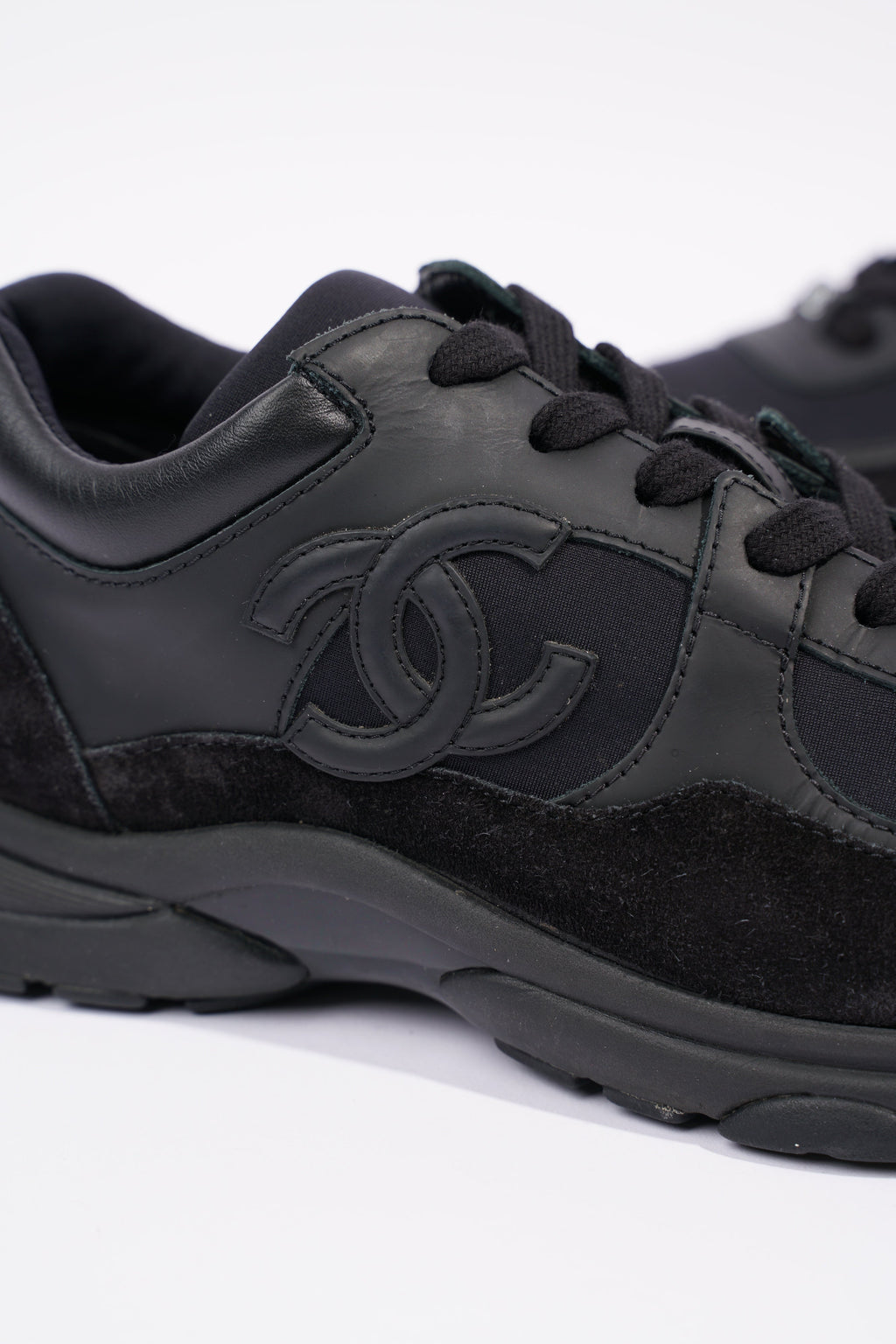 Chanel Womens CC Logo Black EU 38 / UK 5