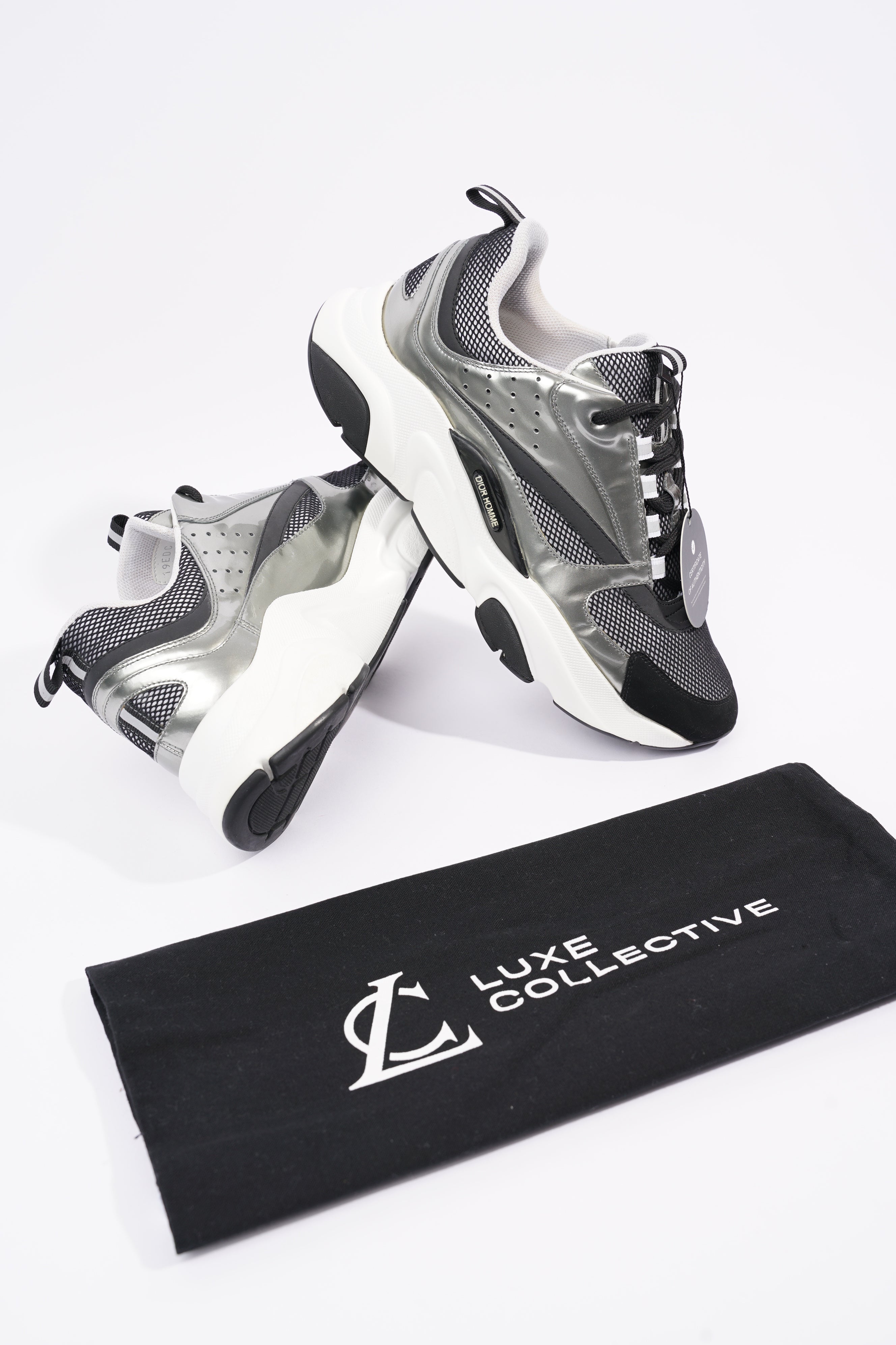 Christian Dior Mens B22 Black / Metallic EU 42 / UK 8