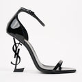 Saint Laurent Womens Opyum 110 Patent Black EU 40 / UK 7