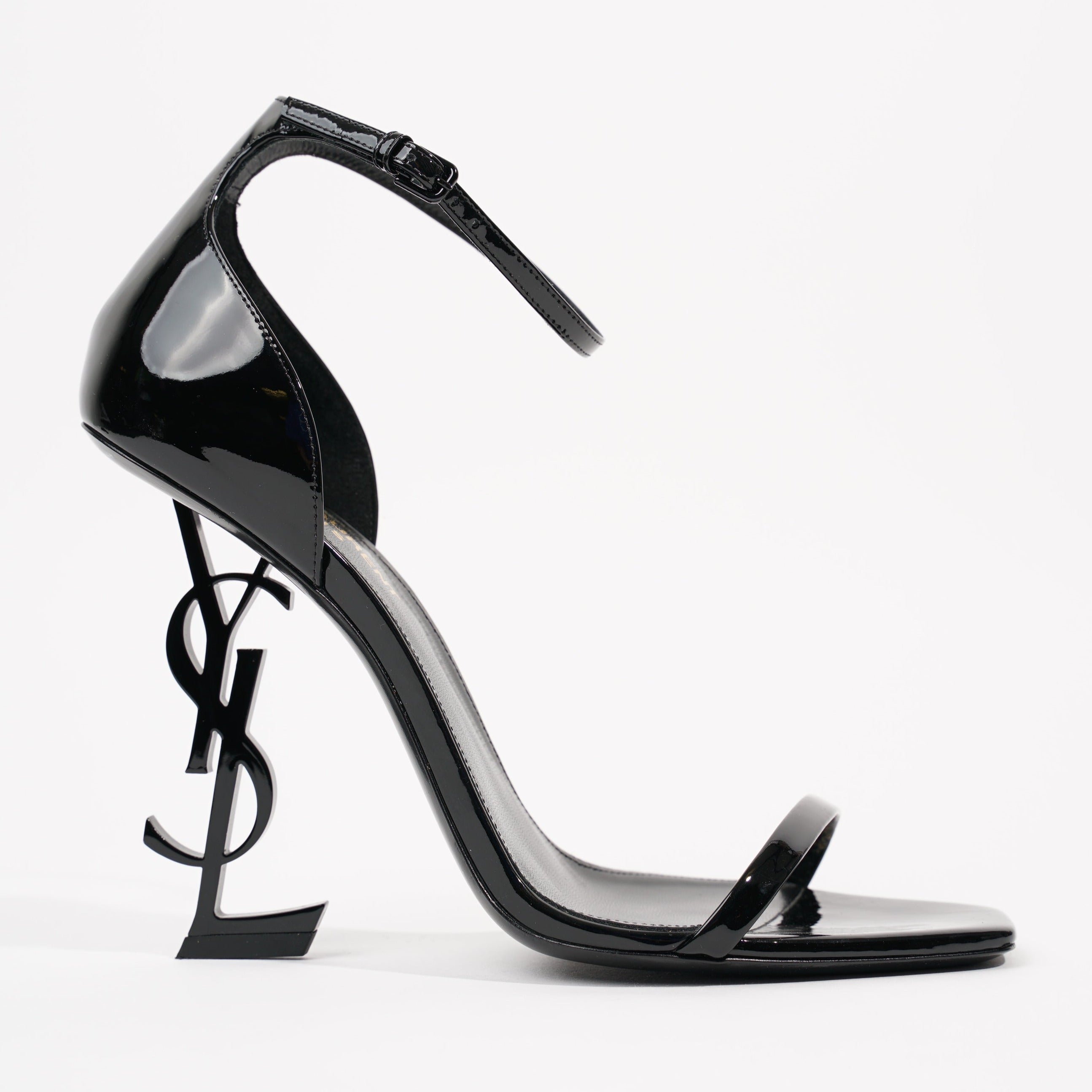 Saint Laurent Womens Opyum 110 Patent Black EU 40 / UK 7