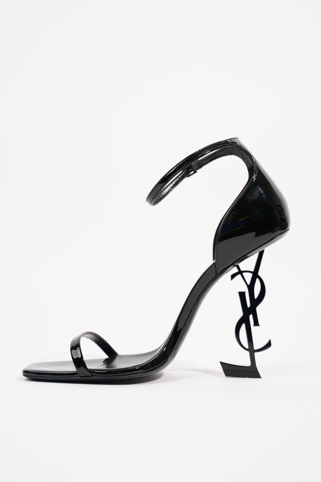 Saint Laurent Womens Opyum 110 Patent Black EU 40 / UK 7