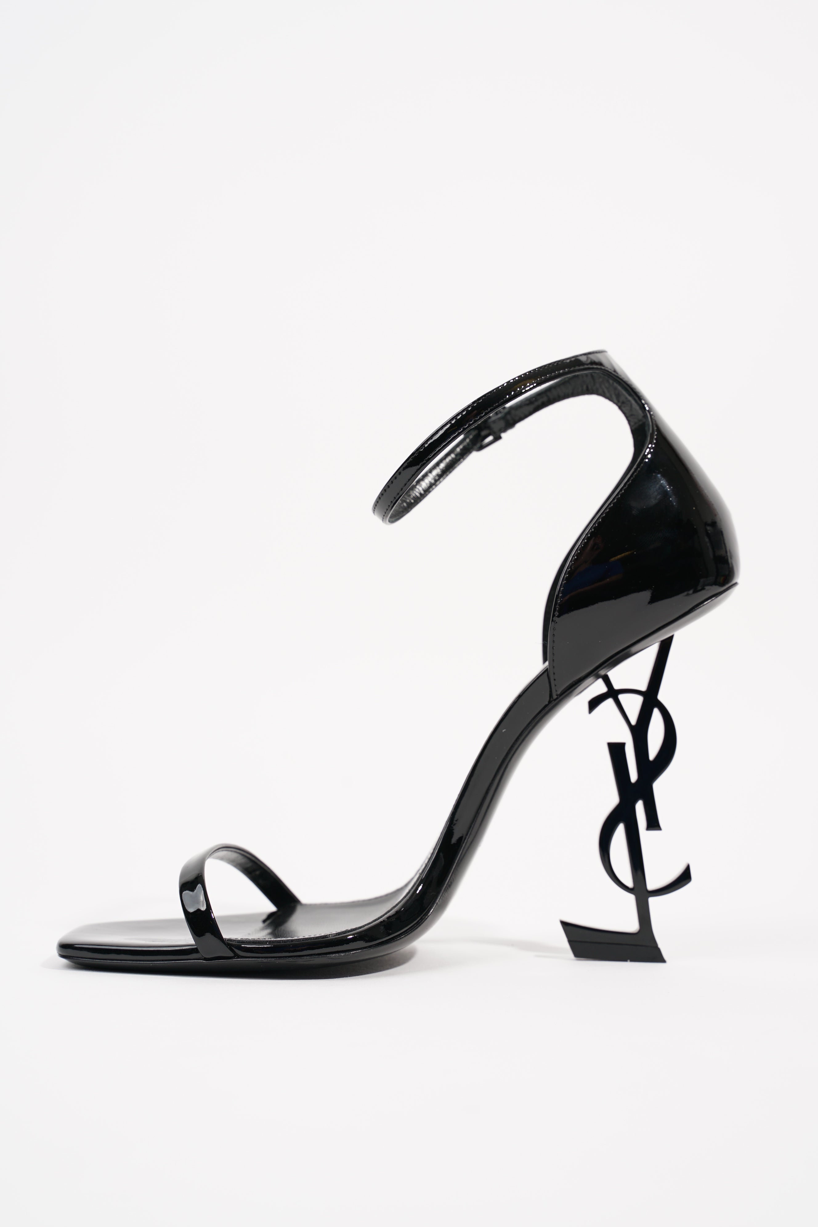 Saint Laurent Womens Opyum 110 Patent Black EU 40 / UK 7