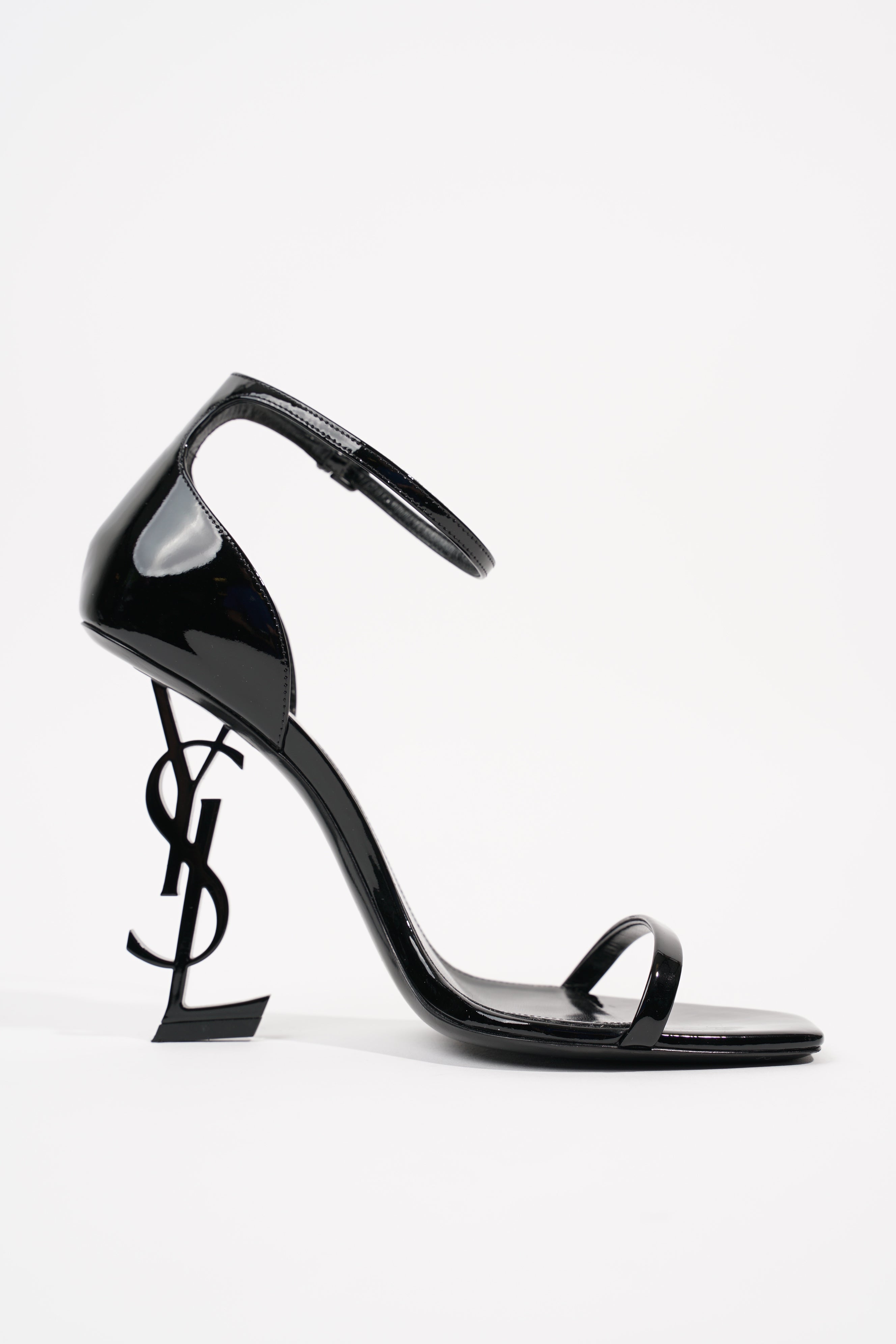 Saint Laurent Womens Opyum 110 Patent Black EU 40 / UK 7